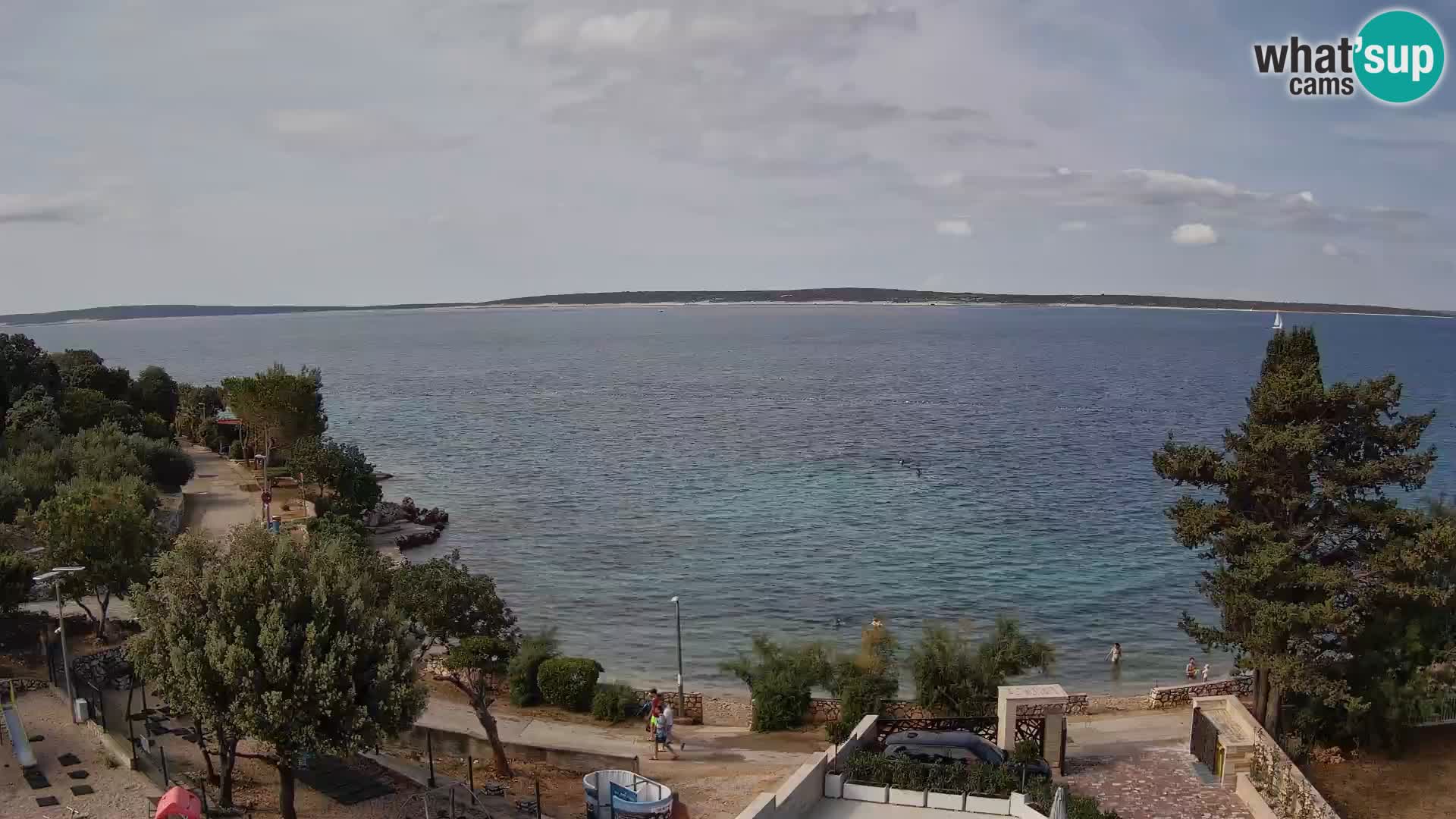 Webcam Playa Male Mandre en directo – Isla de Pag