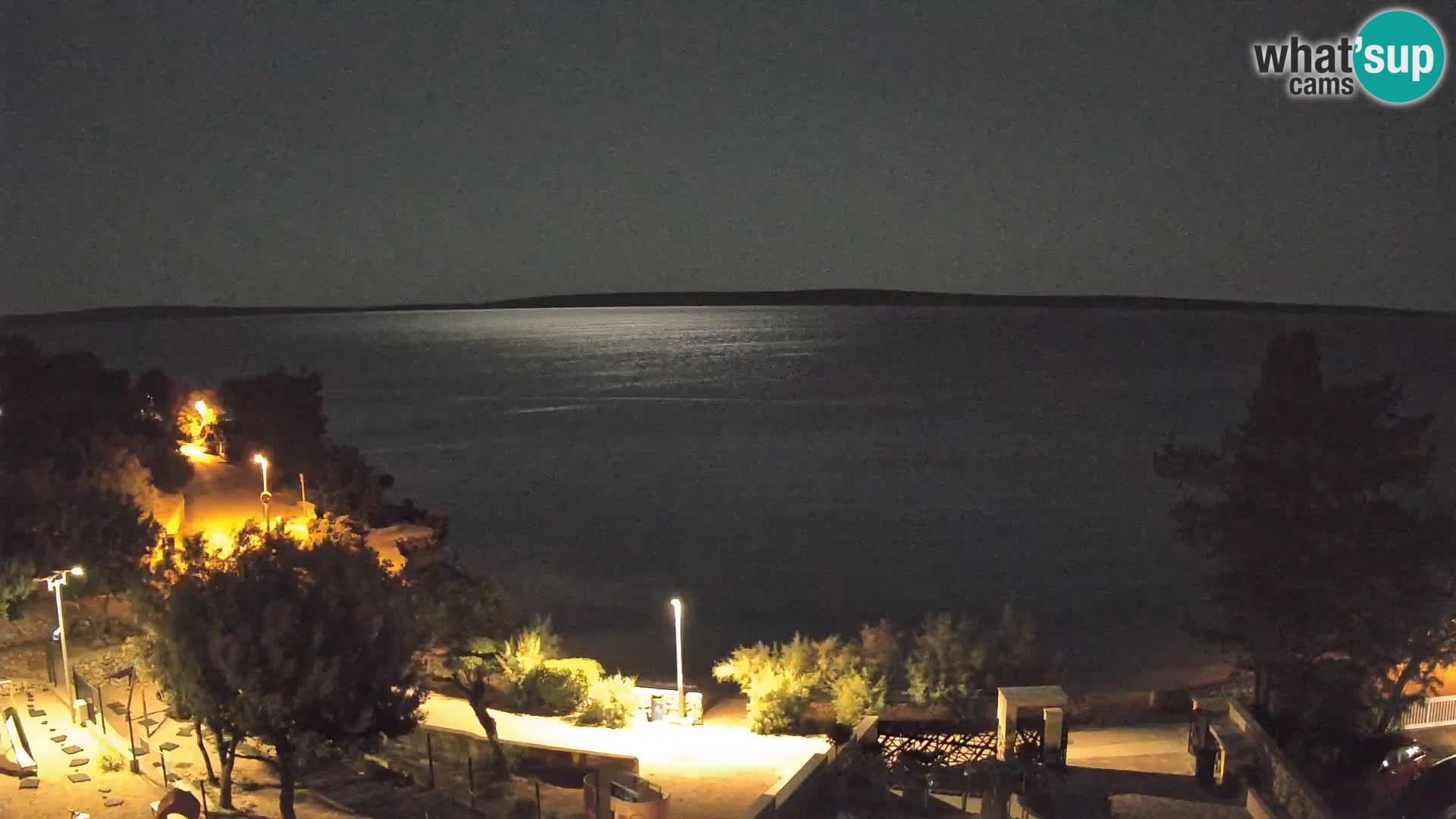 Webcam Plaža Male Mandre – Live View from Pag Island