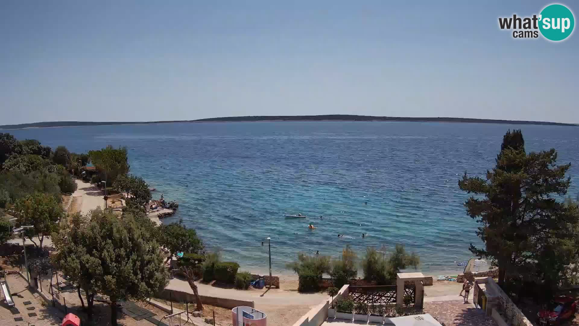 Webcam Playa Male Mandre en directo – Isla de Pag