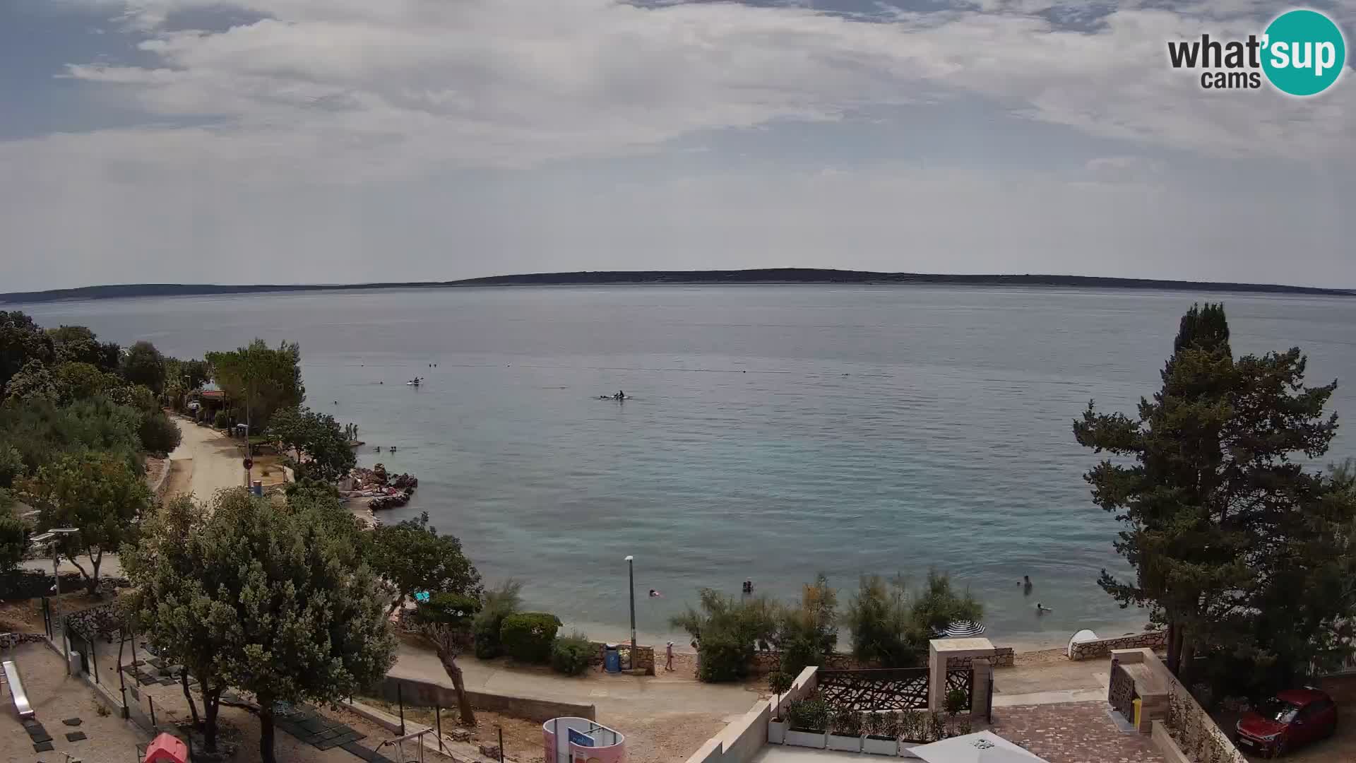 Webcam Playa Male Mandre en directo – Isla de Pag