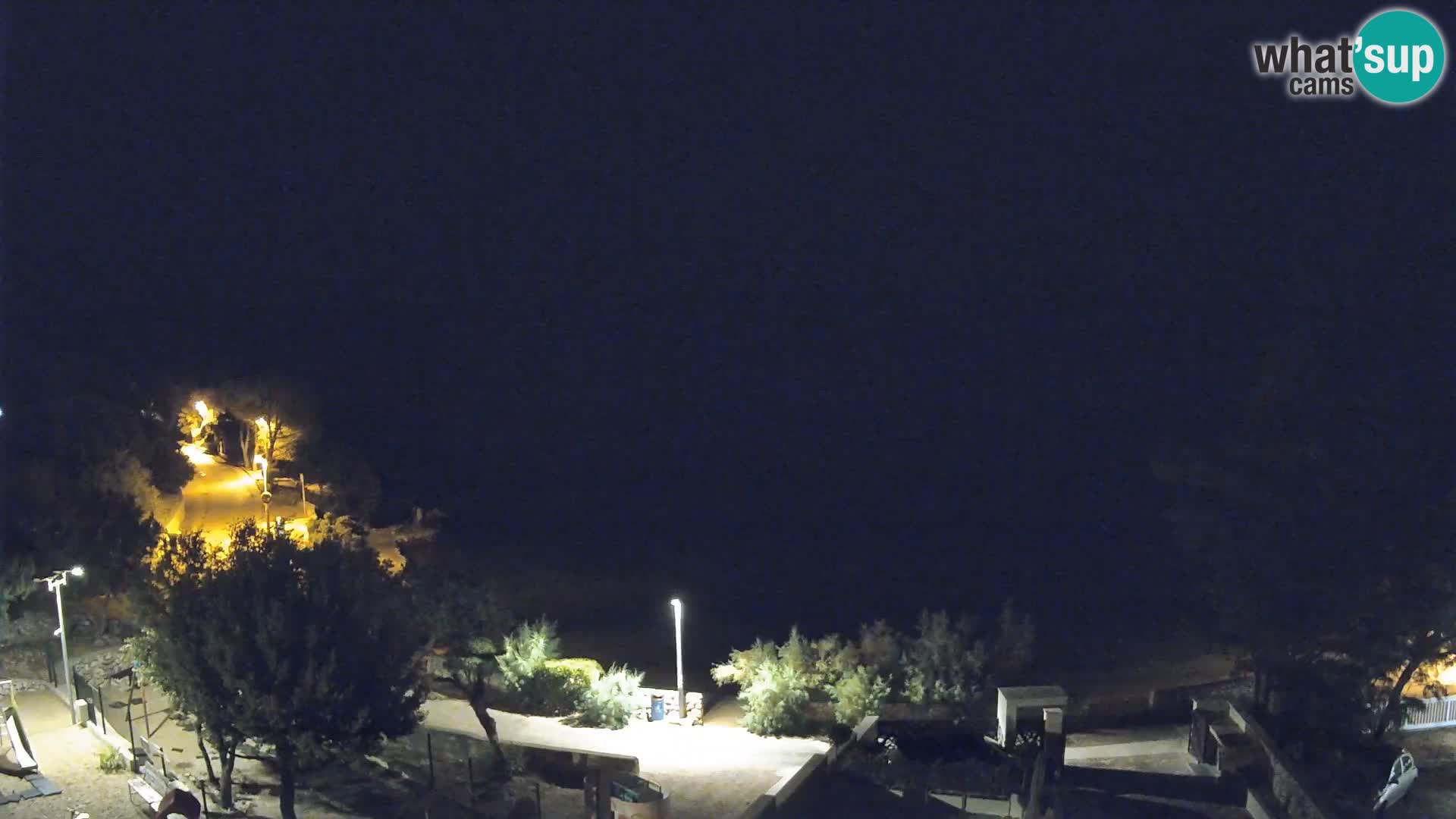 Webcam Plaža Male Mandre – Diretta dalla spiaggia sull’isola di Pag