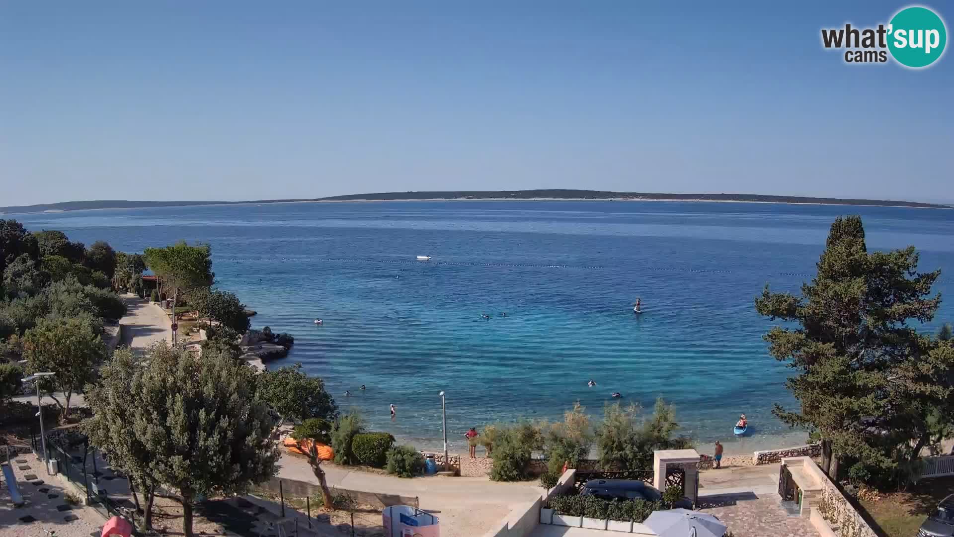 Webcam Playa Male Mandre en directo – Isla de Pag