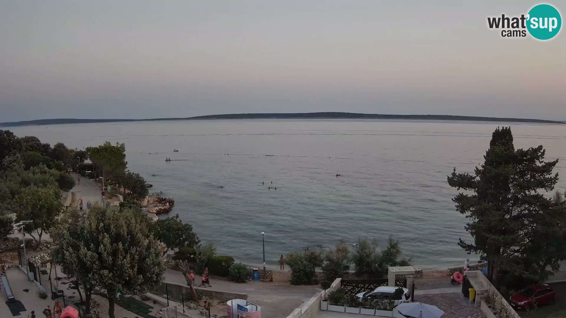 Webcam Plaža Male Mandre – Diretta dalla spiaggia sull’isola di Pag