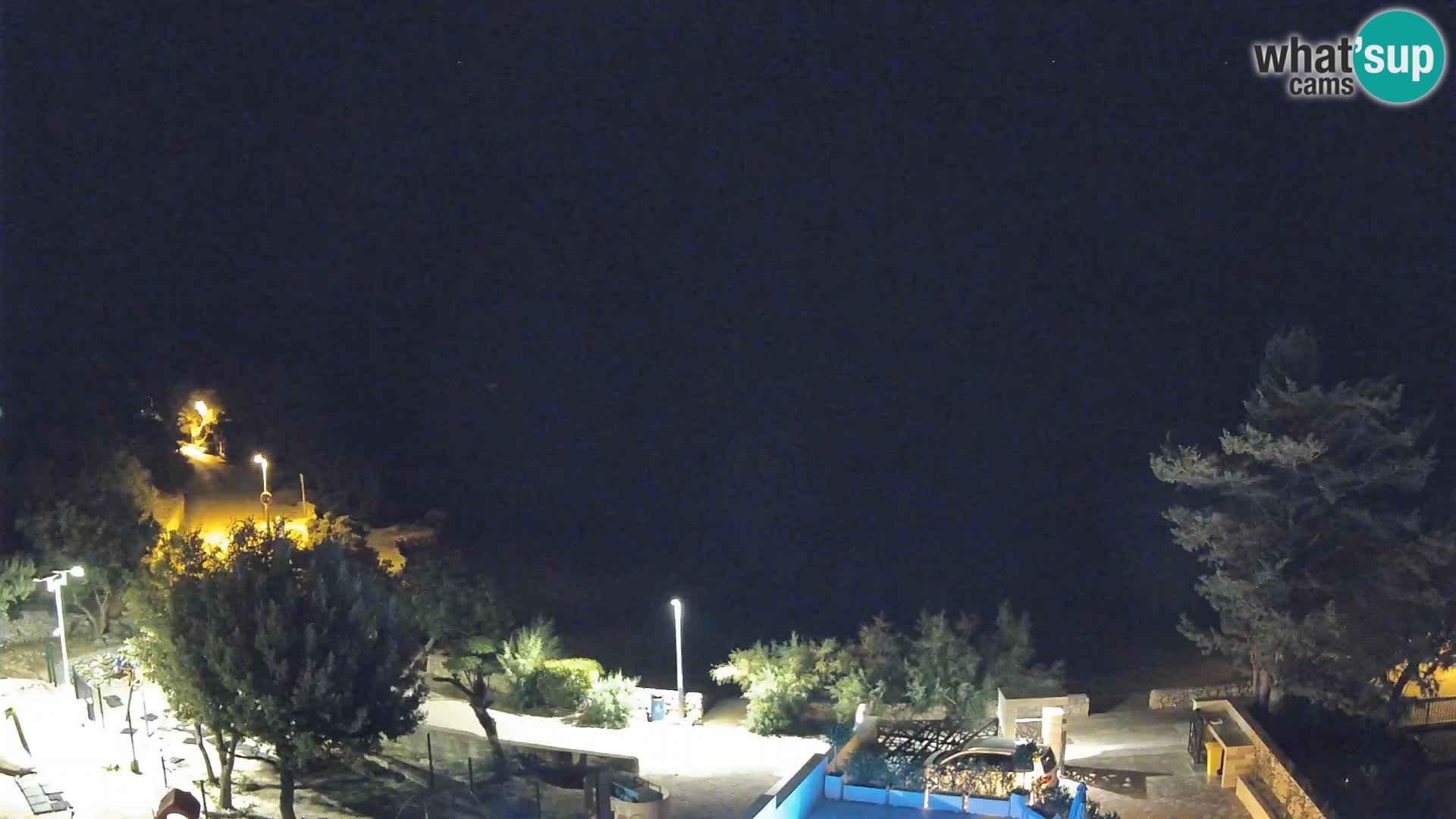 Webcam Strand Male Mandre – Liveblick von der Insel Pag