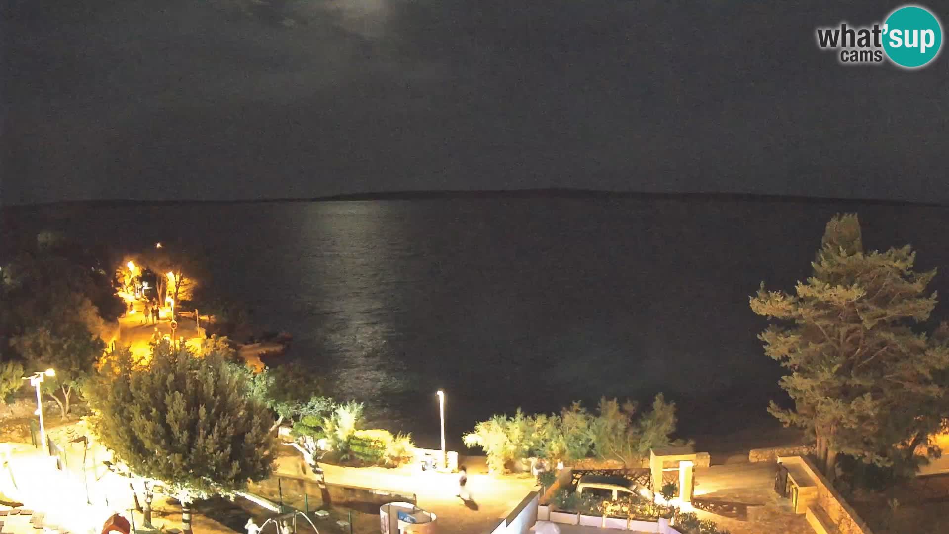 Webcam Strand Male Mandre – Liveblick von der Insel Pag