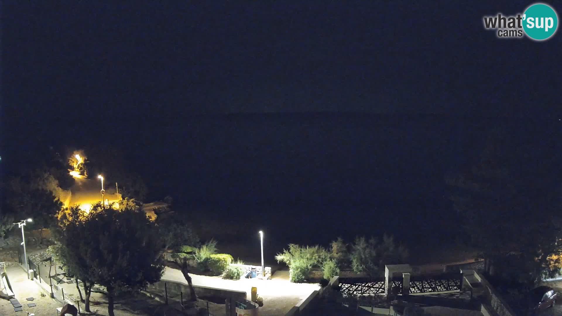 Webcam Plaža Male Mandre – Live View from Pag Island