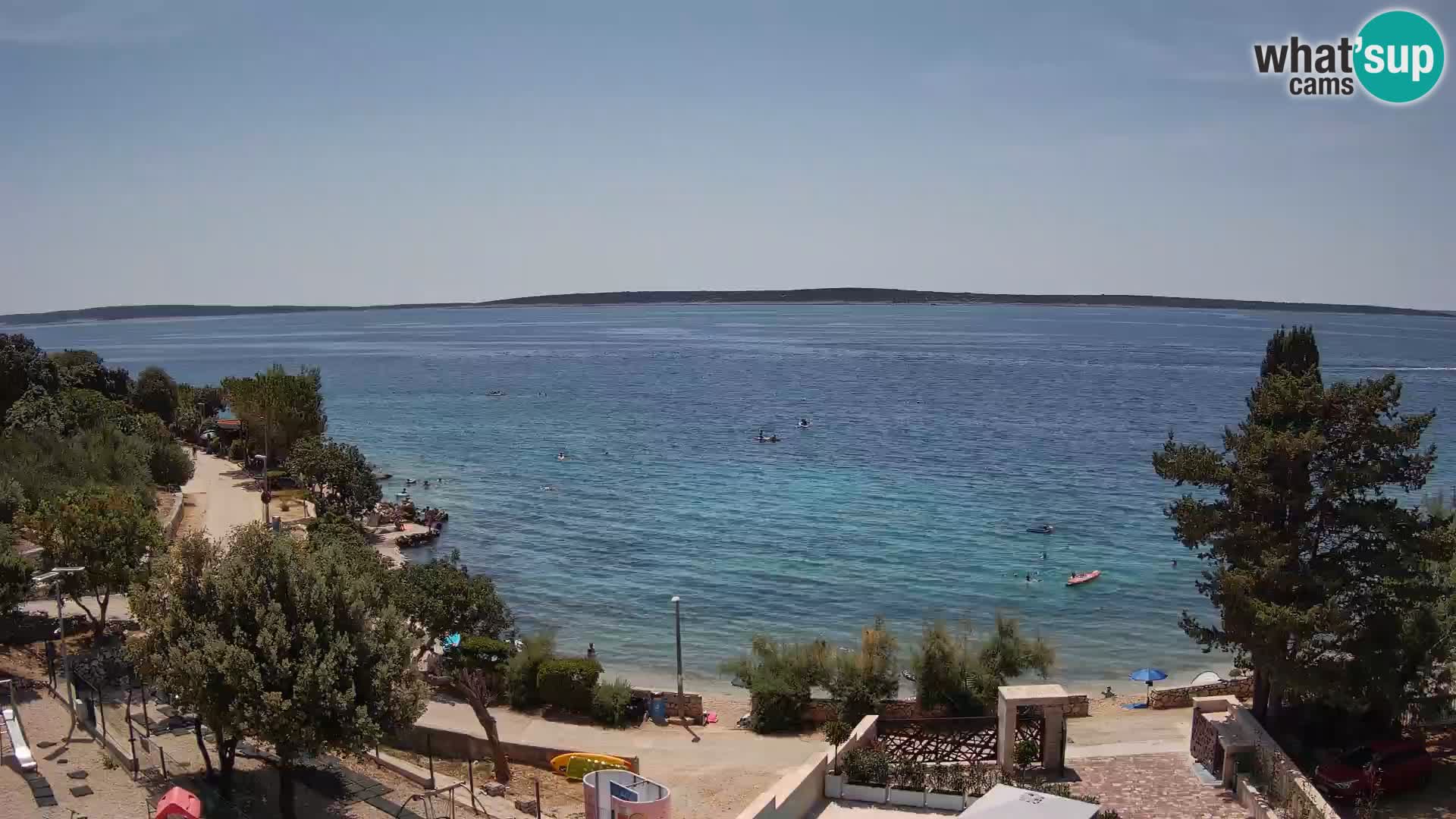 Webcam Playa Male Mandre en directo – Isla de Pag