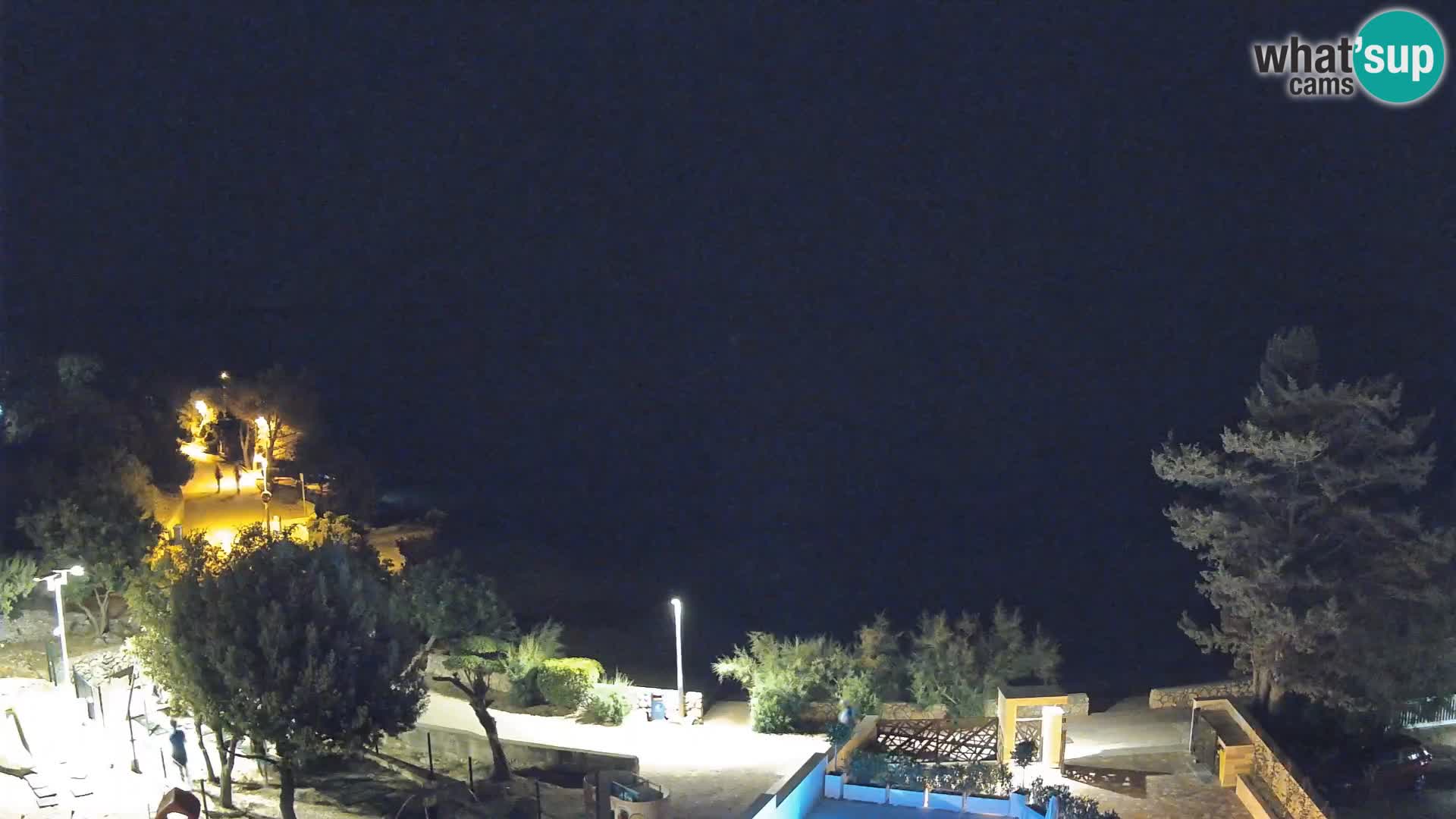 Webcam Plaža Male Mandre – Live View from Pag Island