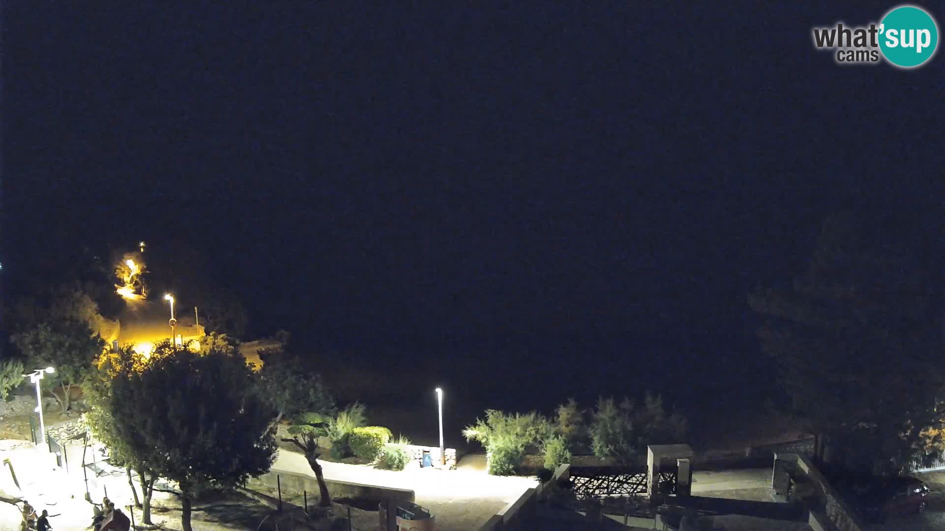 Webcam Plaža Male Mandre – Live View from Pag Island