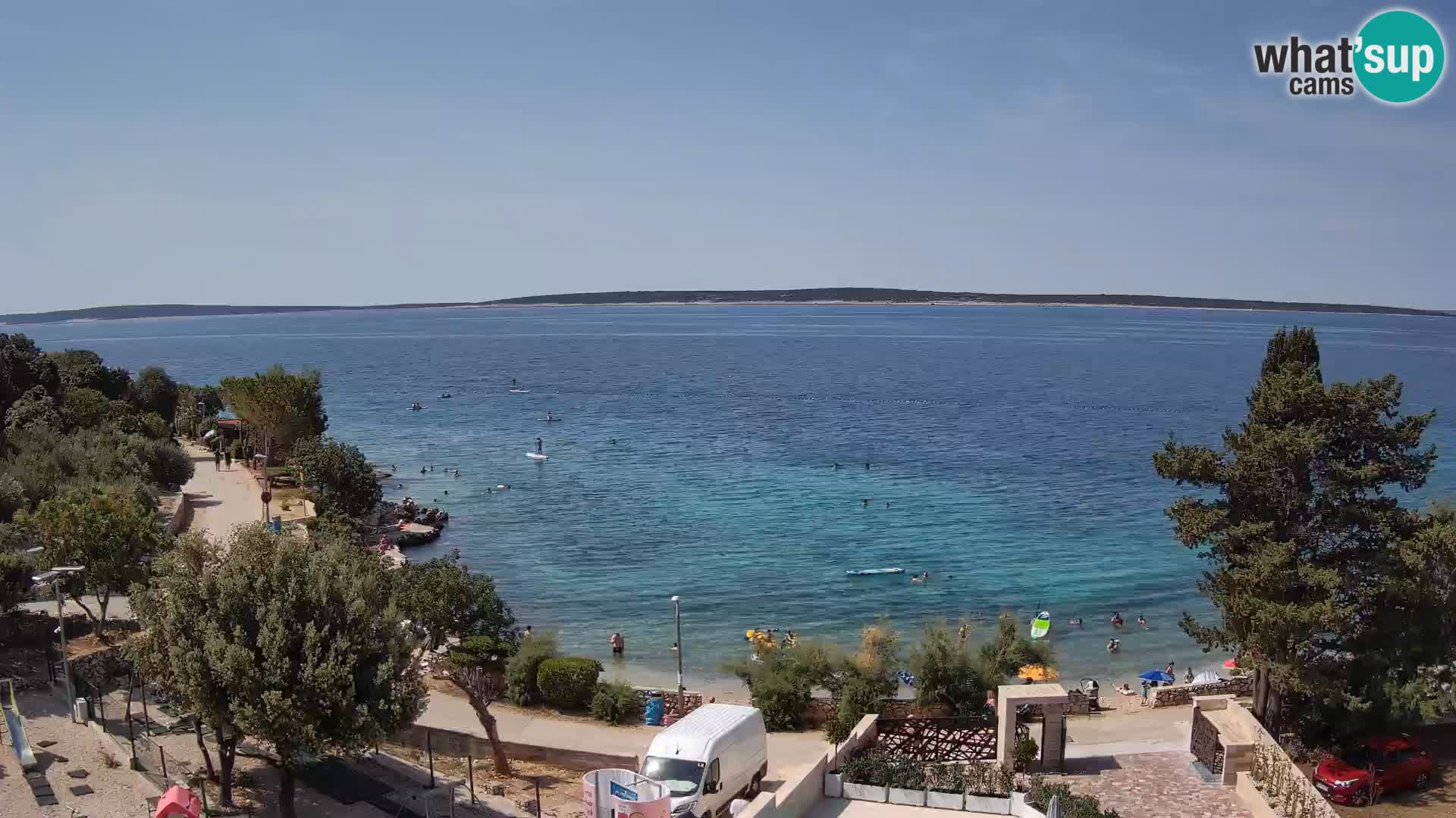 Webcam Playa Male Mandre en directo – Isla de Pag