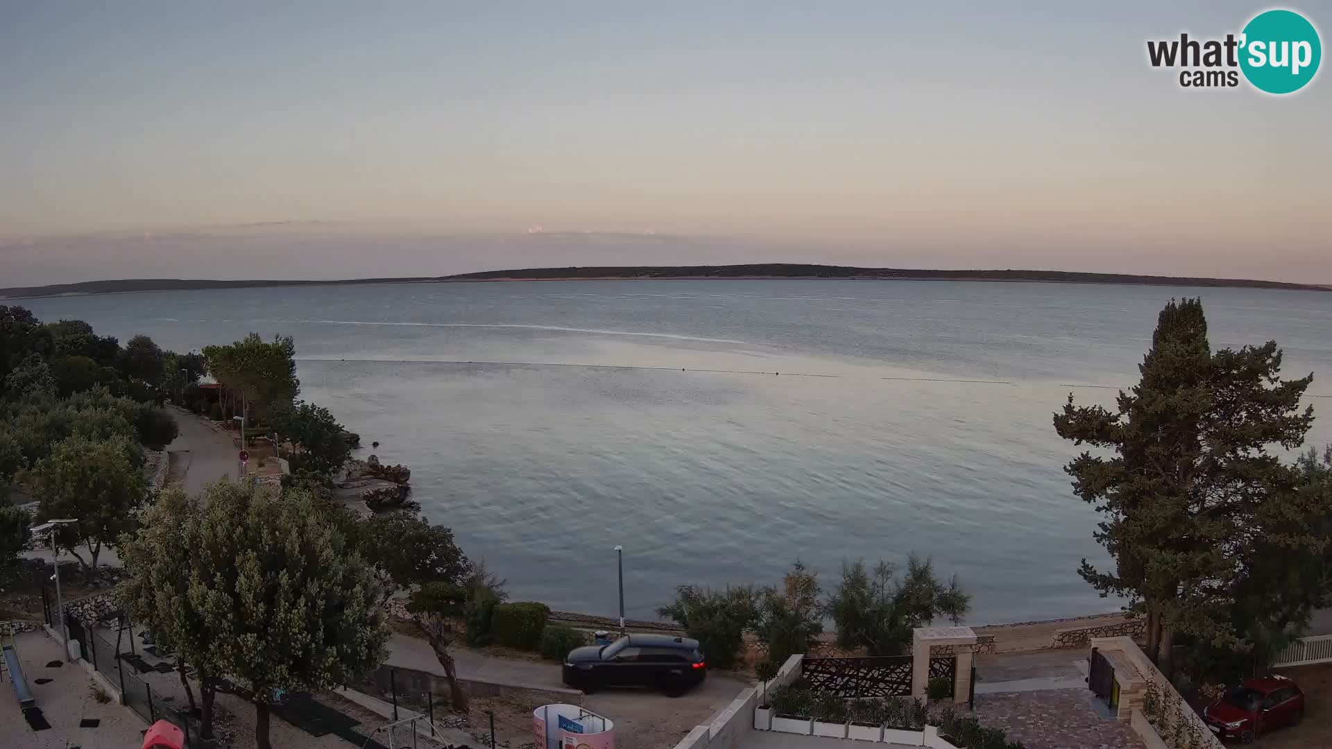 Webcam Plaža Male Mandre – Live View from Pag Island