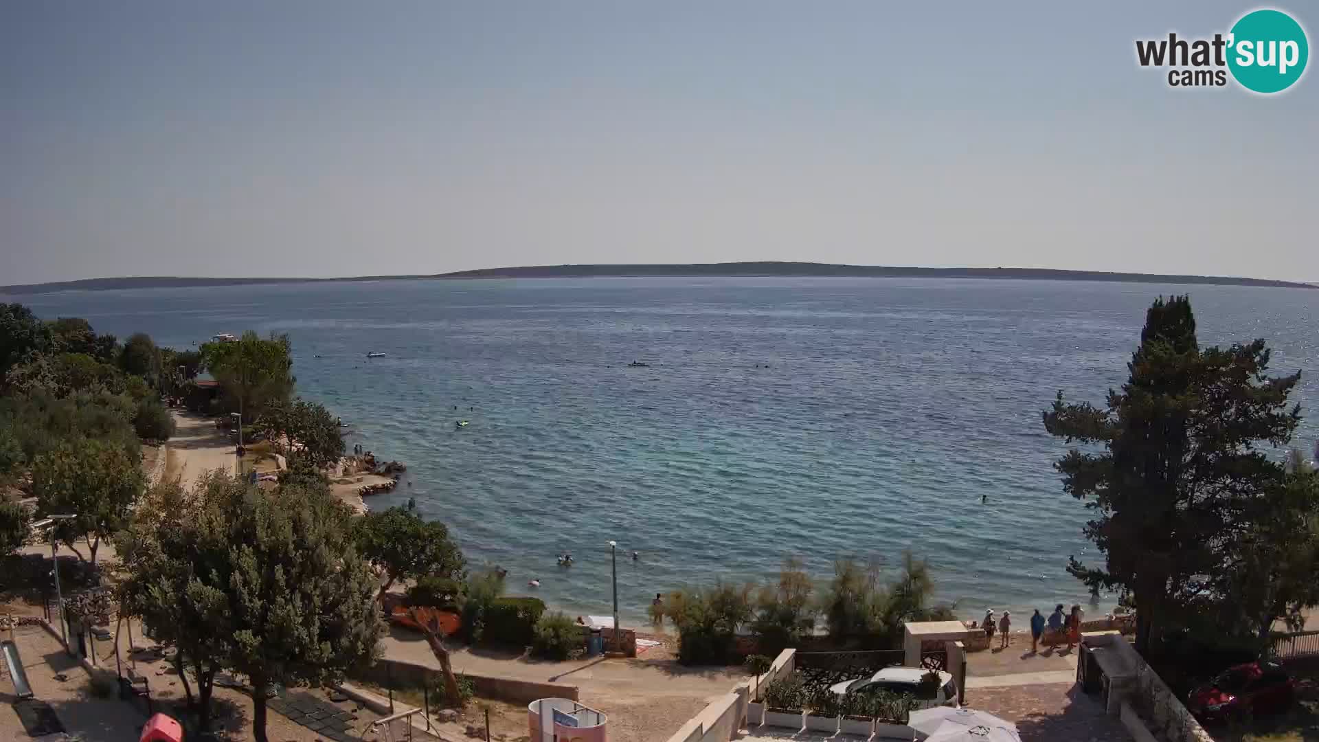 Webcam Playa Male Mandre en directo – Isla de Pag