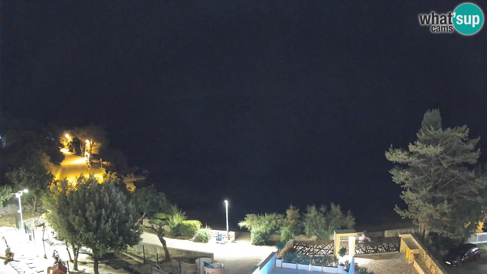 Webcam Strand Male Mandre – Liveblick von der Insel Pag