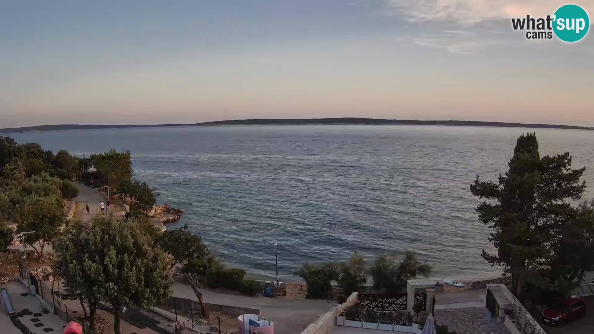 Webcam Plaža Male Mandre – Live View from Pag Island