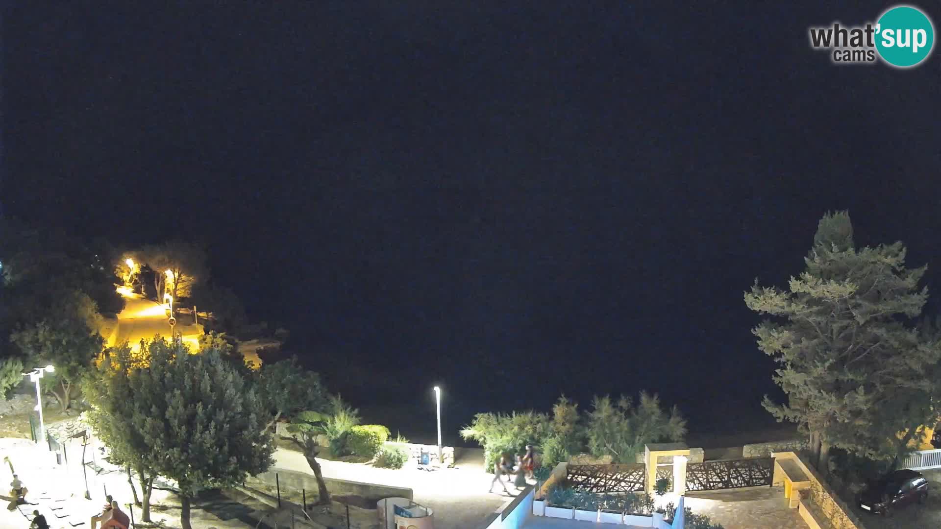 Webcam Plaža Male Mandre – Live View from Pag Island