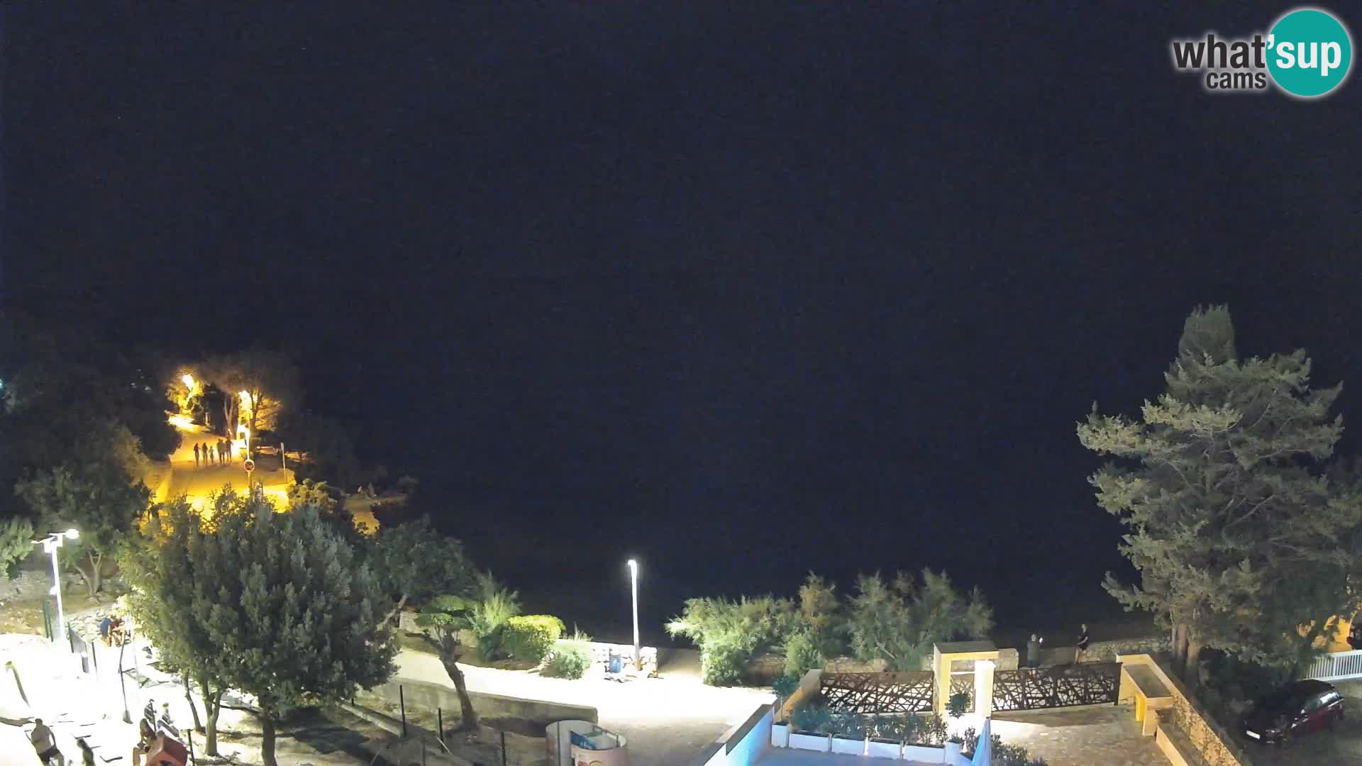 Webcam Plaža Male Mandre – Live View from Pag Island