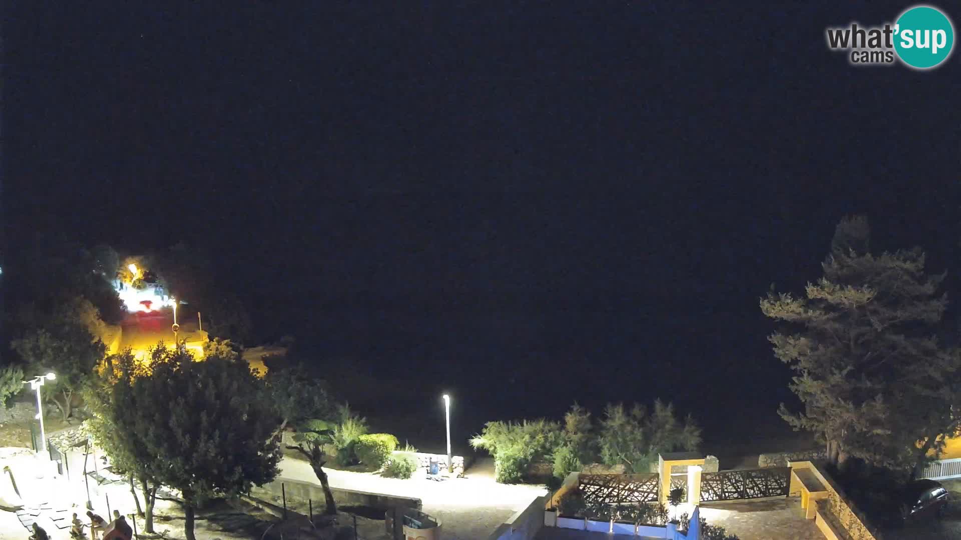 Webcam Plaža Male Mandre – Live View from Pag Island