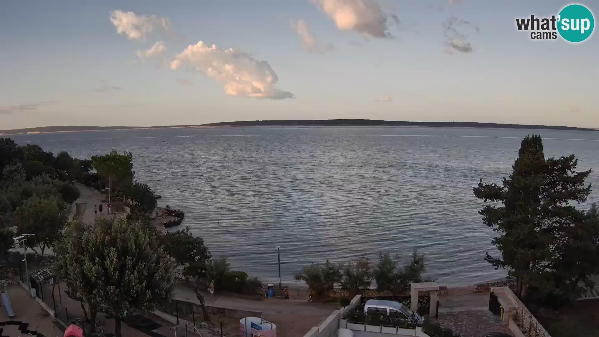 Webcam Plaža Male Mandre – Live View from Pag Island