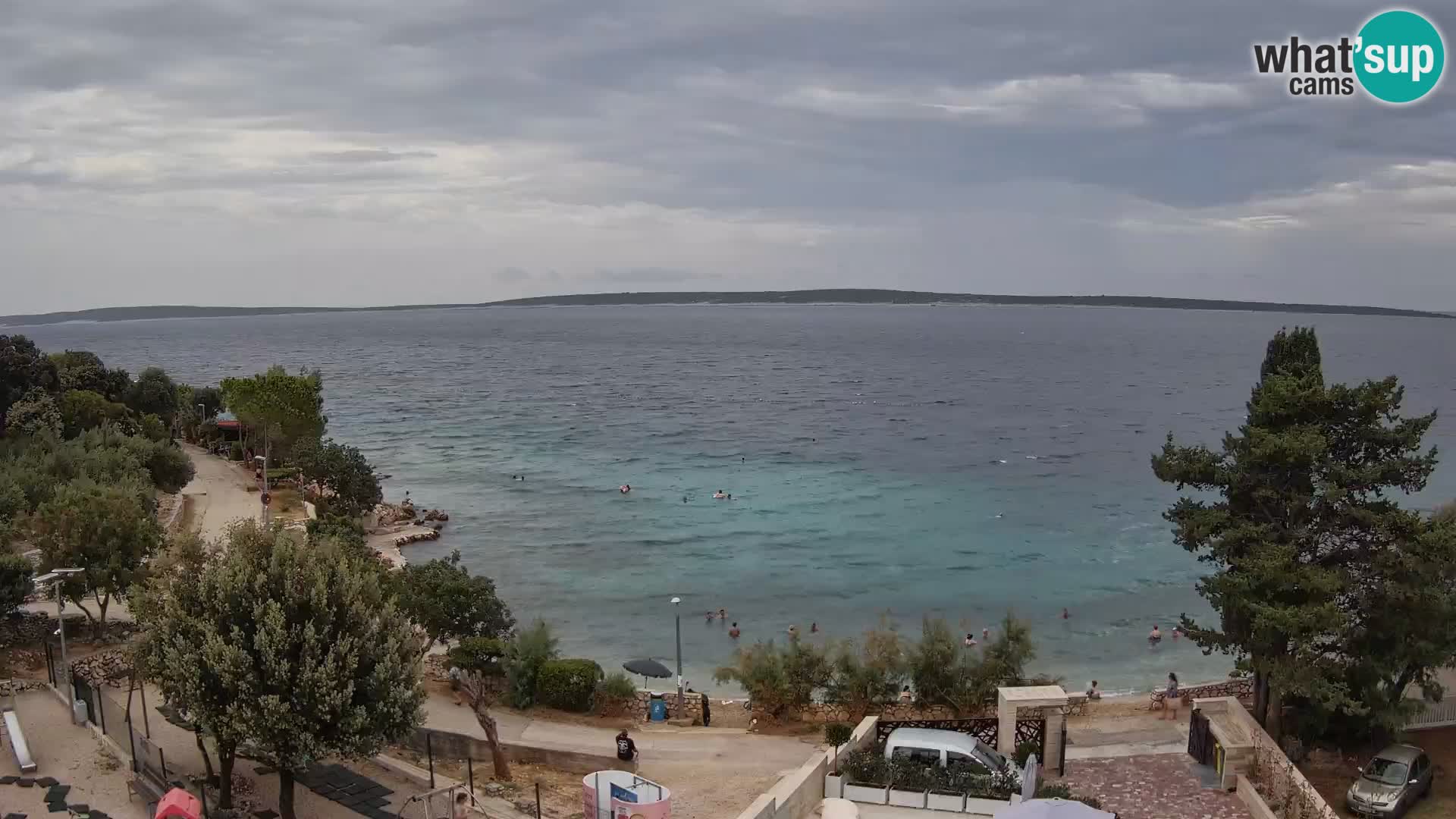 Webcam Playa Male Mandre en directo – Isla de Pag