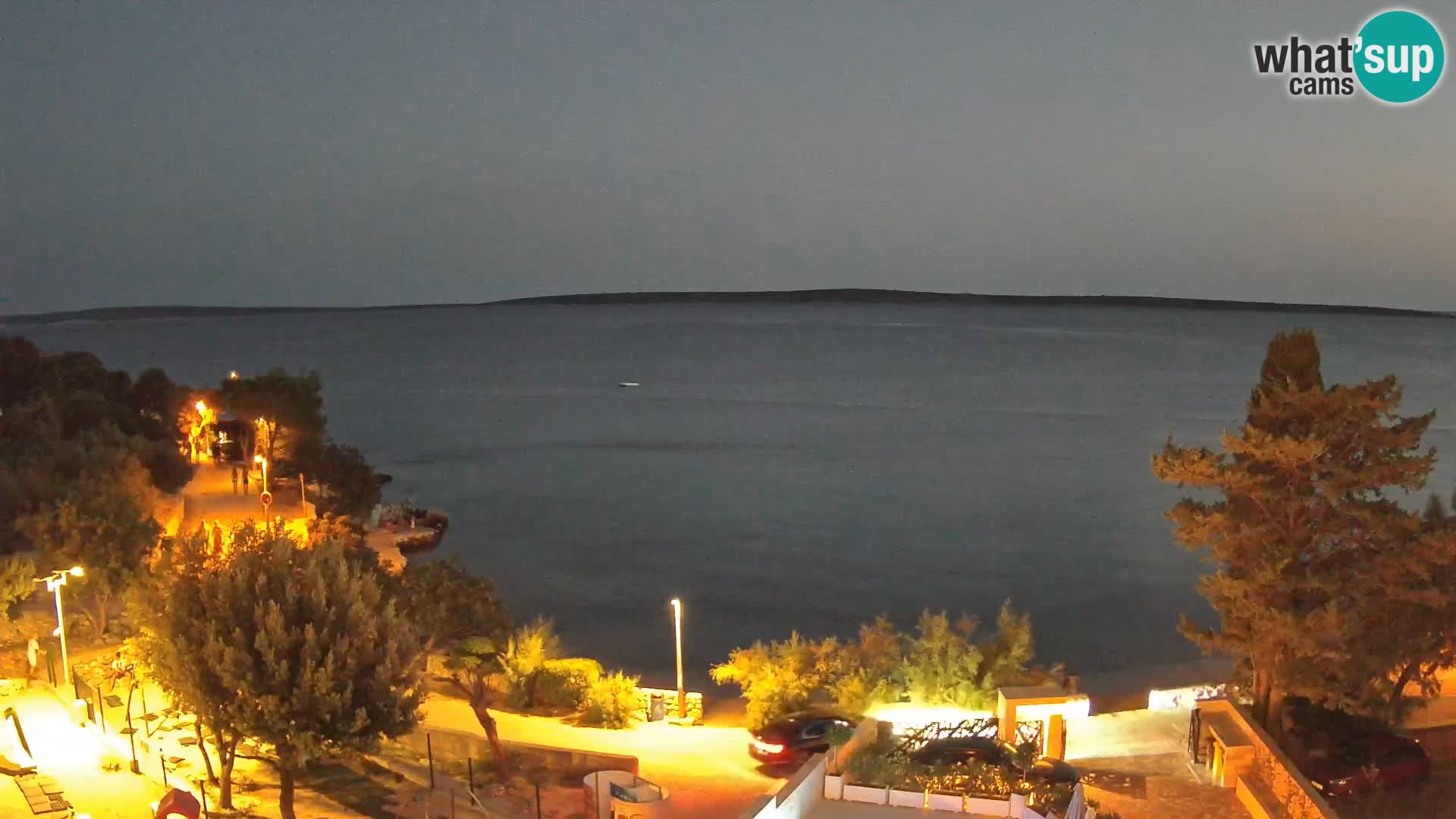 Webcam Plaža Male Mandre – Live View from Pag Island