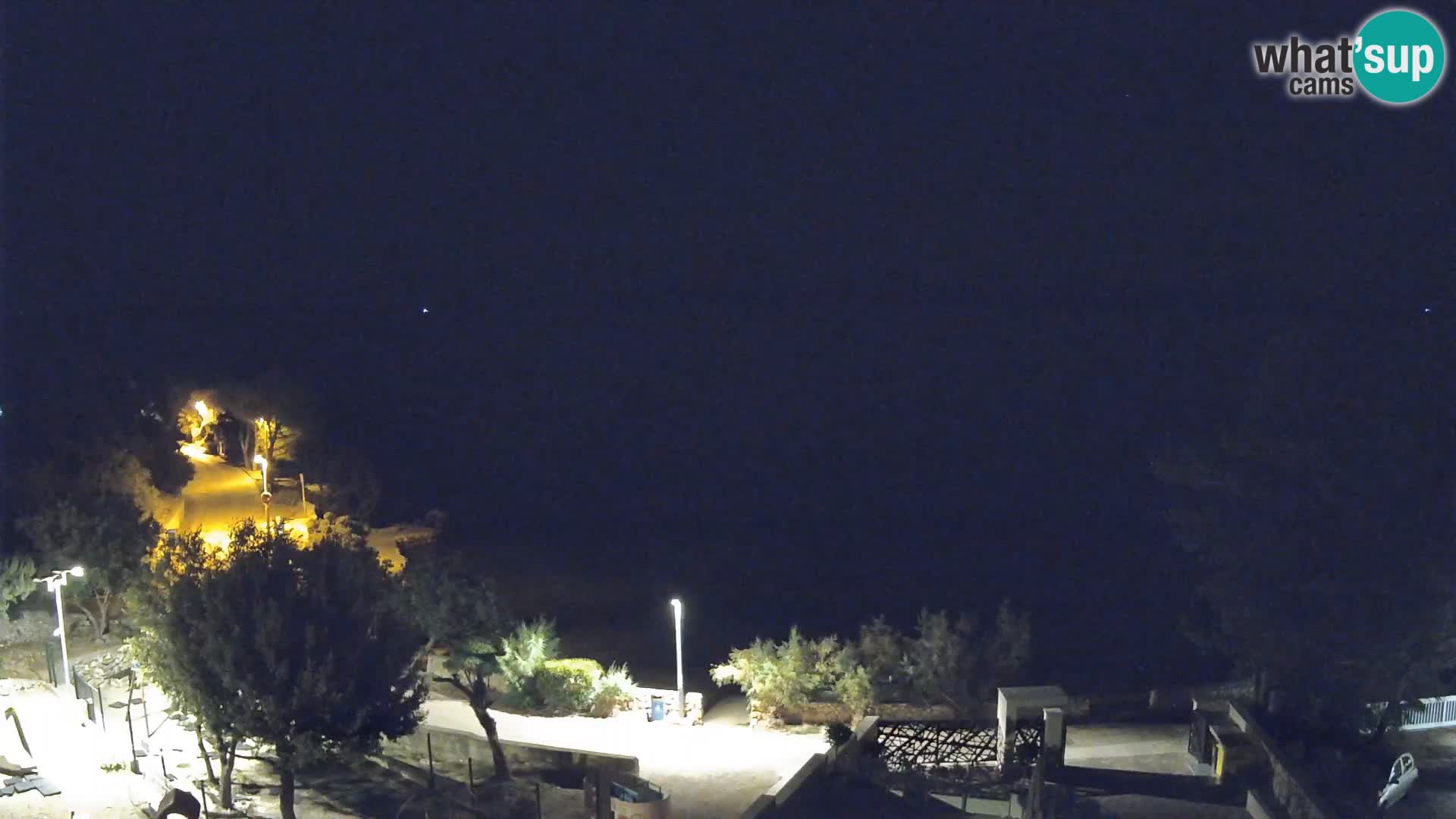 Webcam Plaža Male Mandre – Live View from Pag Island