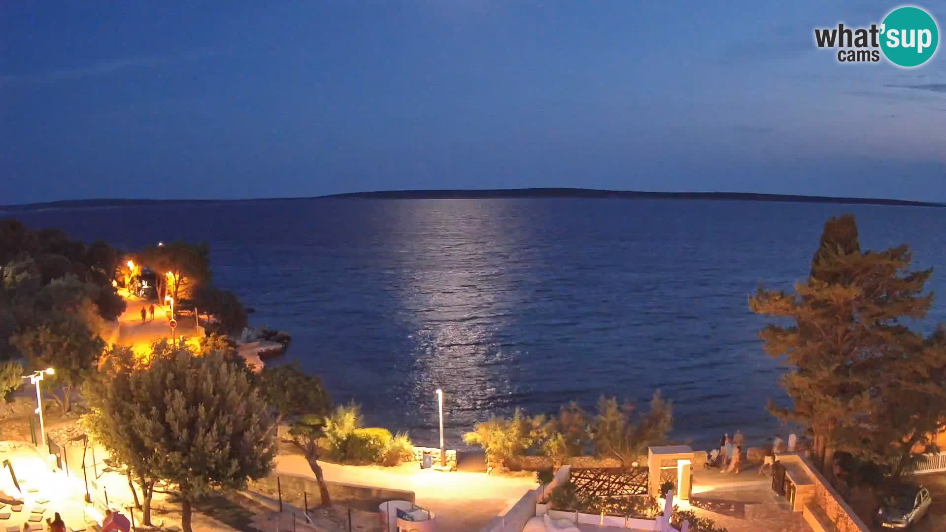 Webcam Playa Male Mandre en directo – Isla de Pag