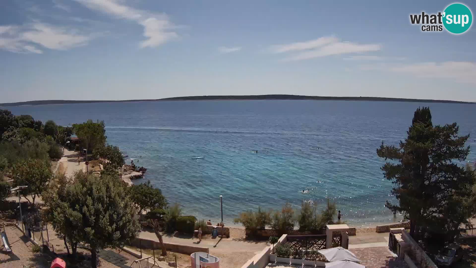 Webcam Playa Male Mandre en directo – Isla de Pag