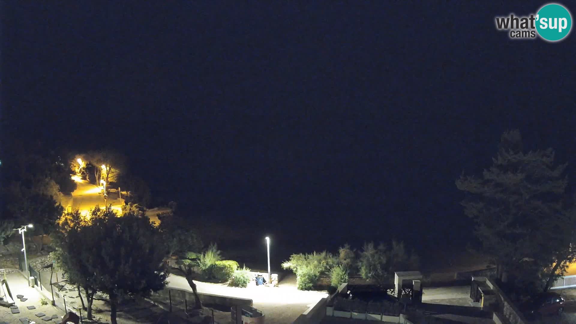 Webcam Plaža Male Mandre – Live View from Pag Island