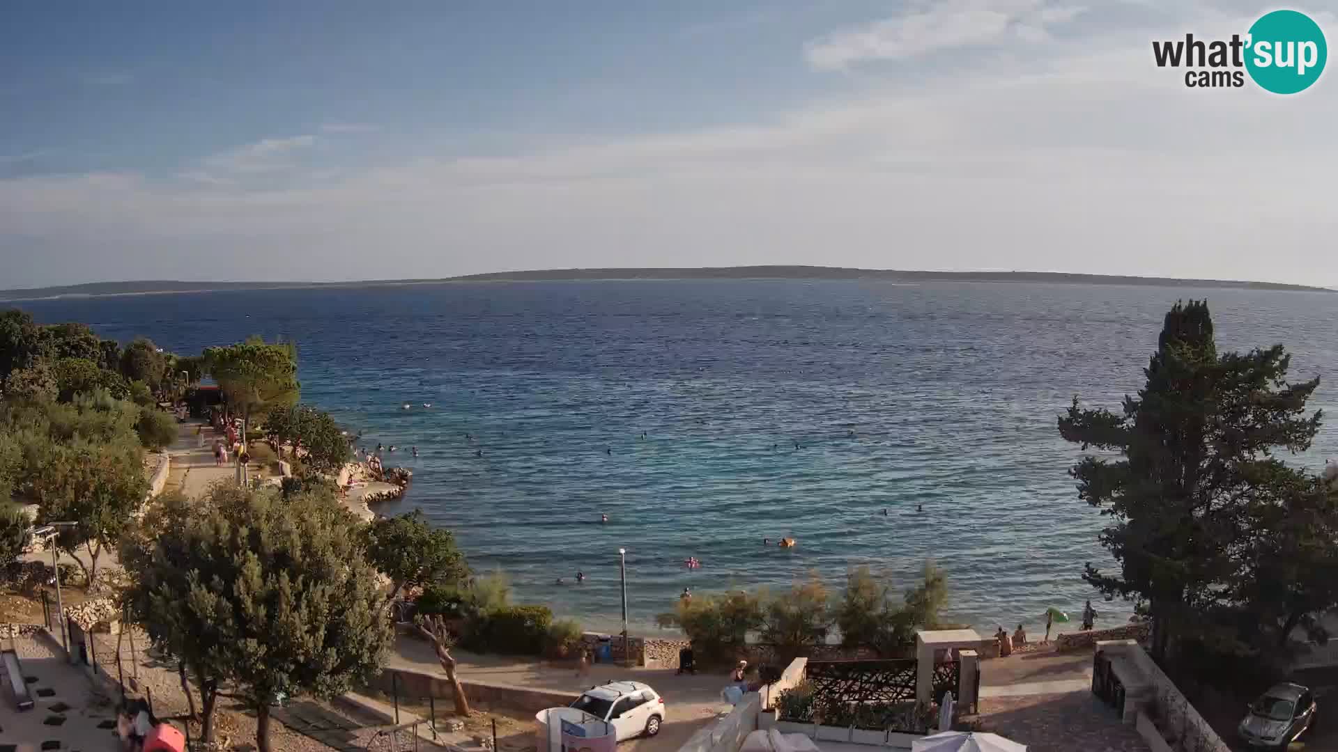 Webcam Playa Male Mandre en directo – Isla de Pag