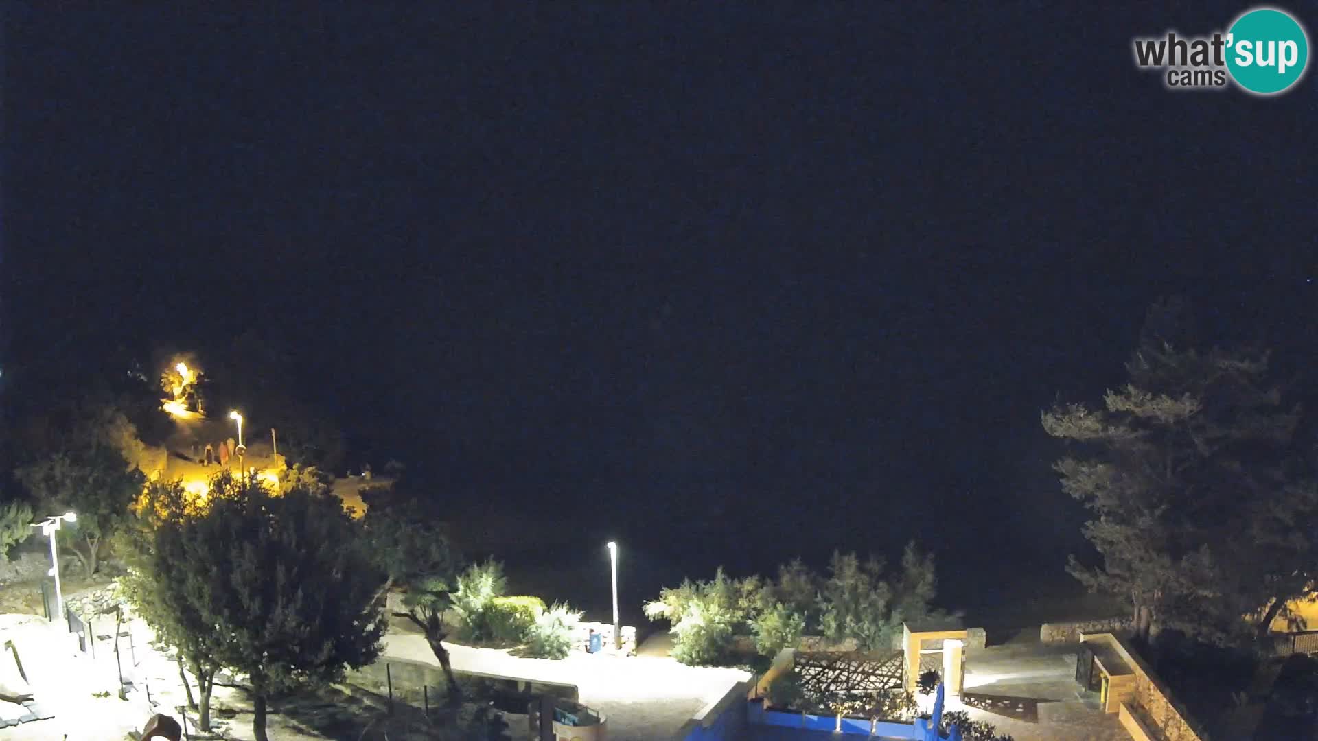 Webcam Plaža Male Mandre – Live View from Pag Island