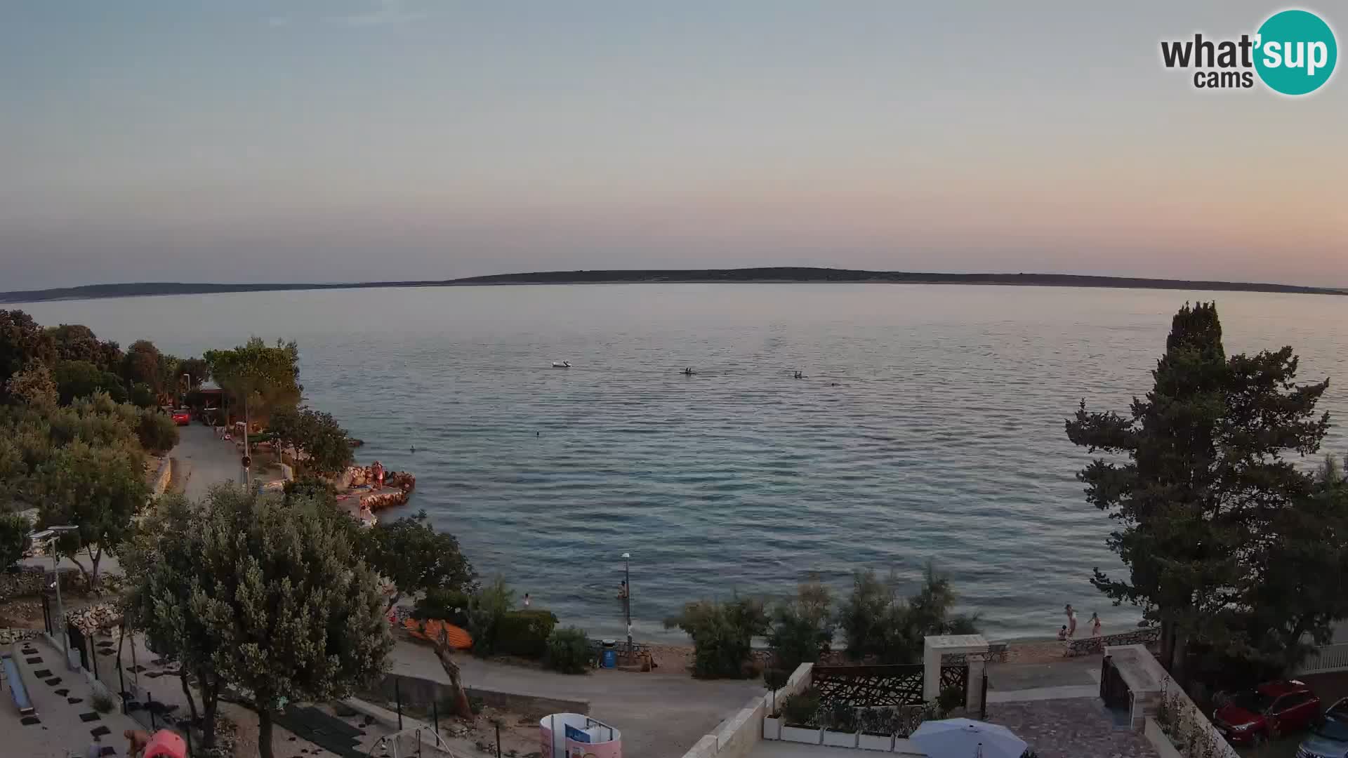 Webcam Plaža Male Mandre – Live View from Pag Island