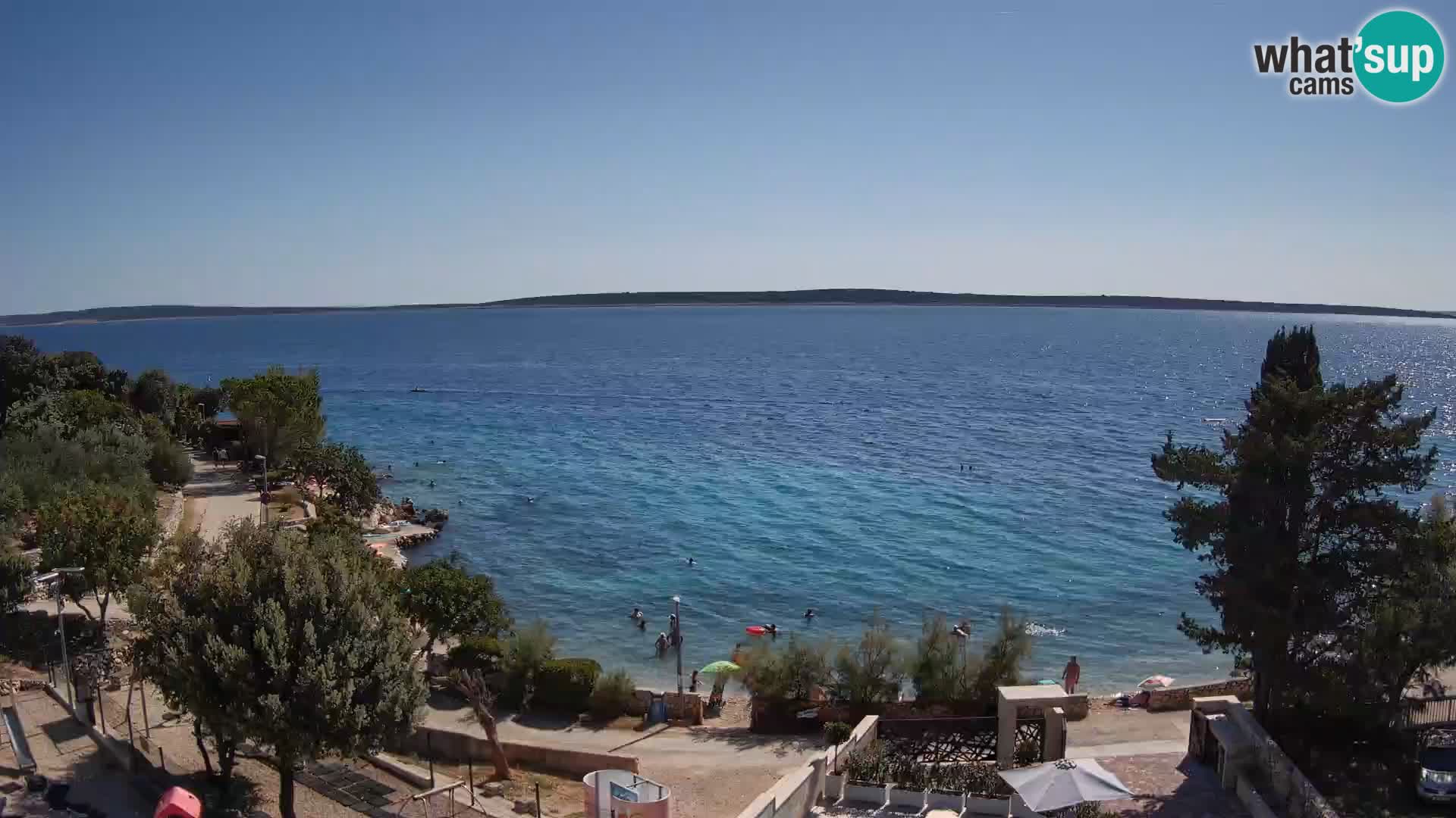 Webcam Playa Male Mandre en directo – Isla de Pag