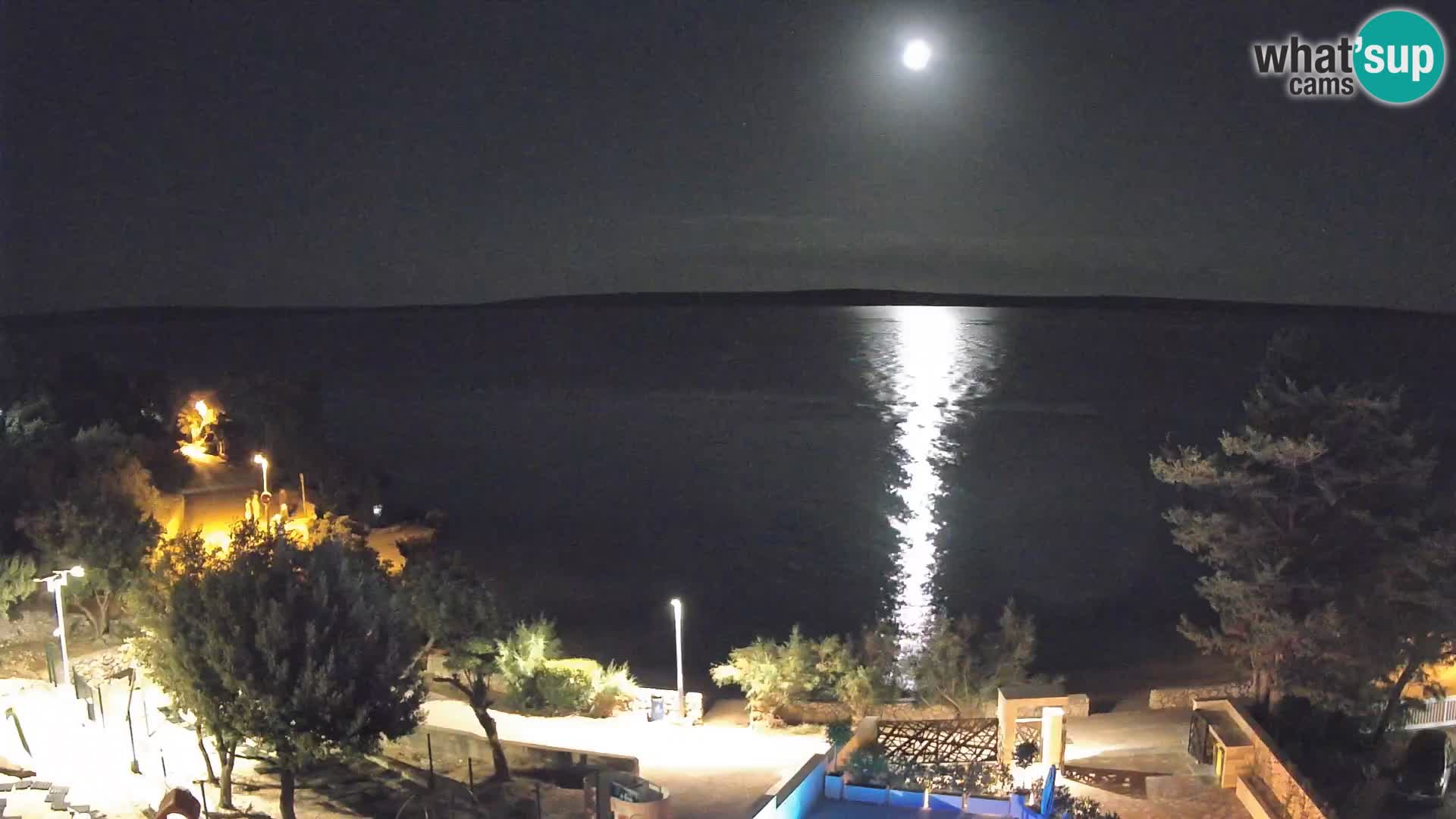 Webcam Plaža Male Mandre – Live View from Pag Island