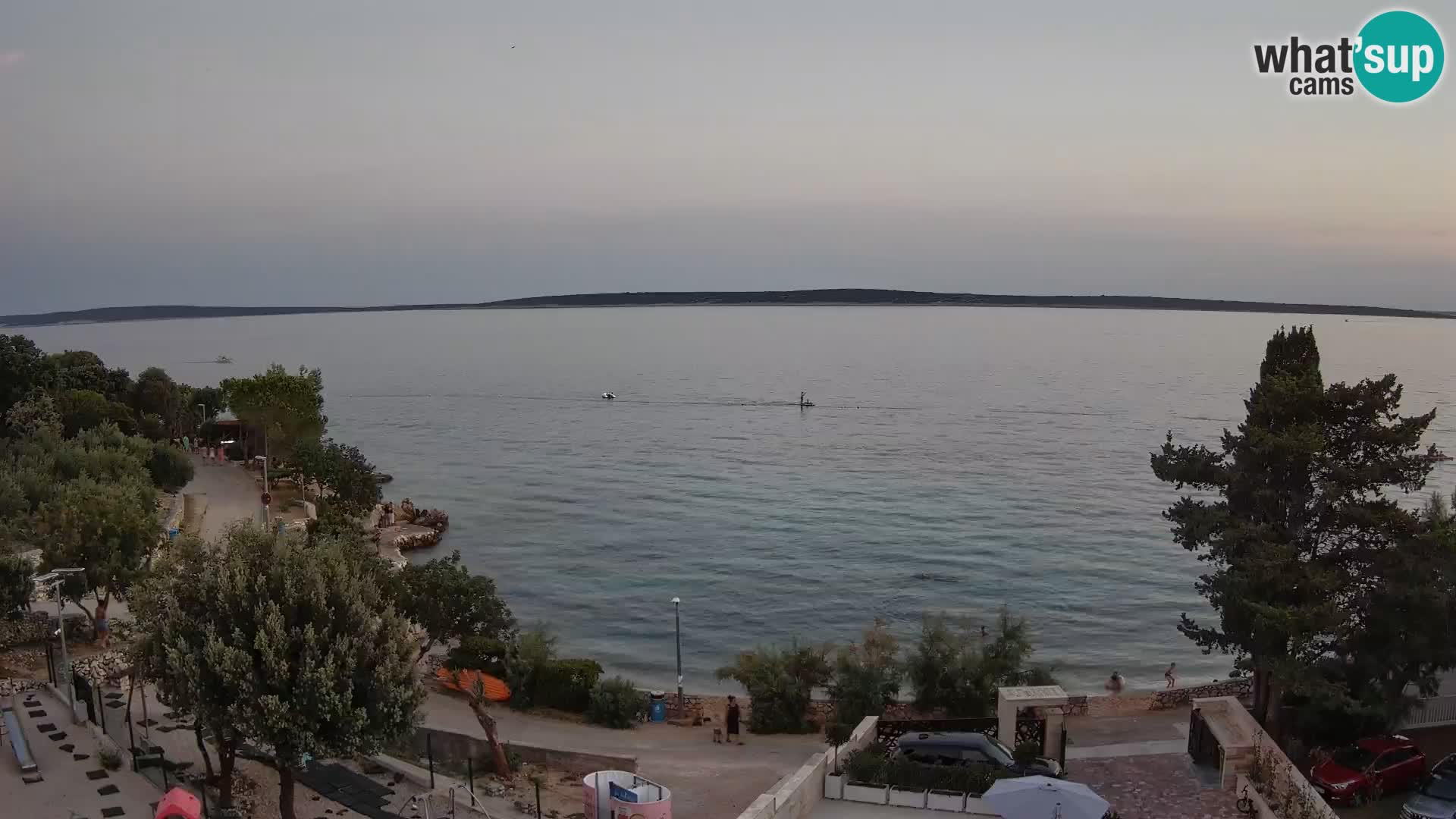 Webcam Plaža Male Mandre – Diretta dalla spiaggia sull’isola di Pag