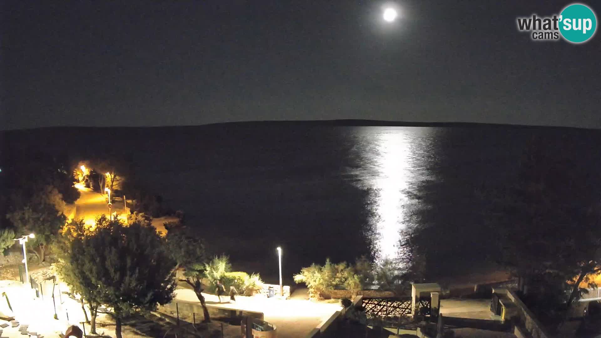 Webcam Plaža Male Mandre – Live View from Pag Island