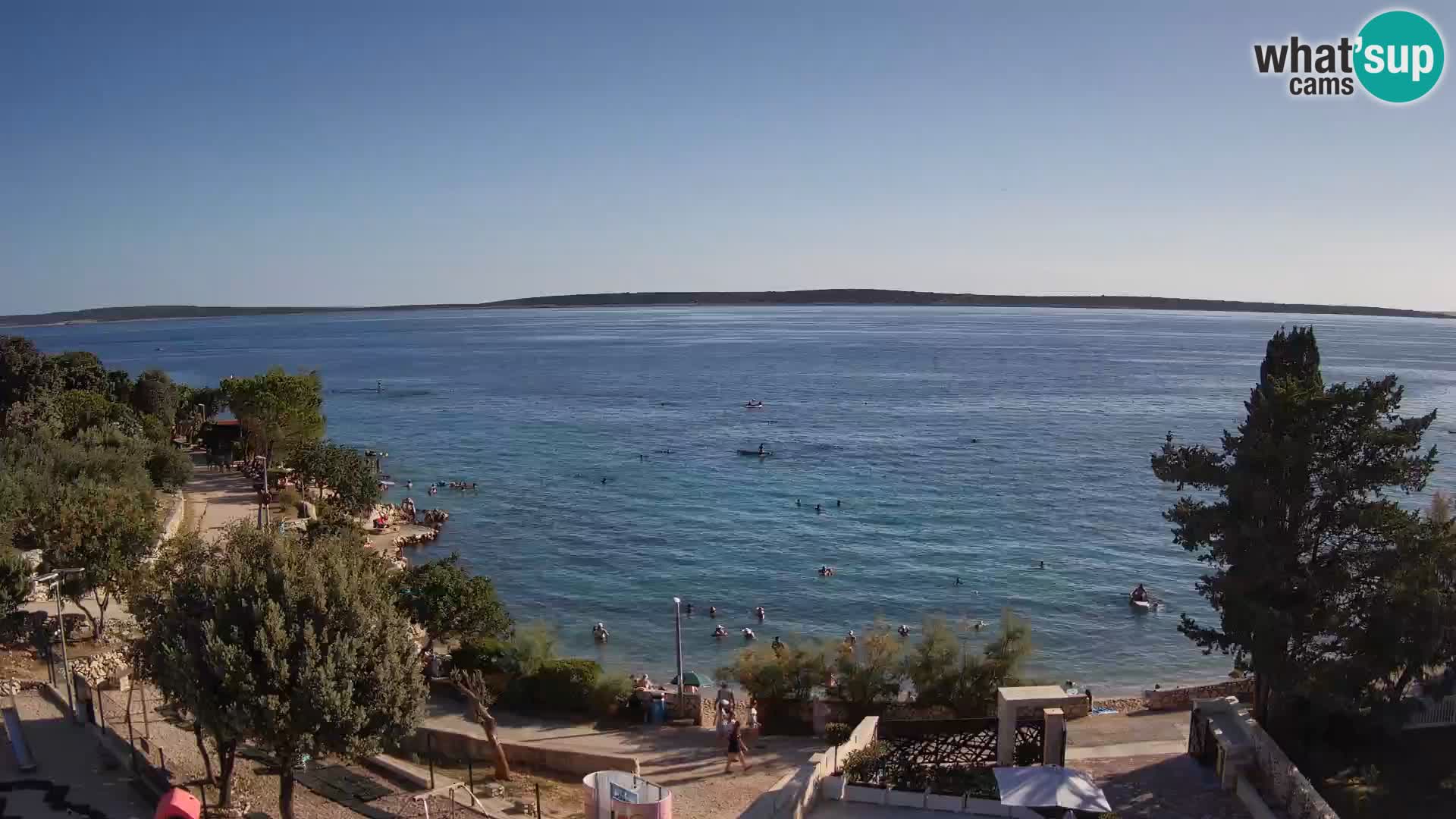 Webcam Playa Male Mandre en directo – Isla de Pag