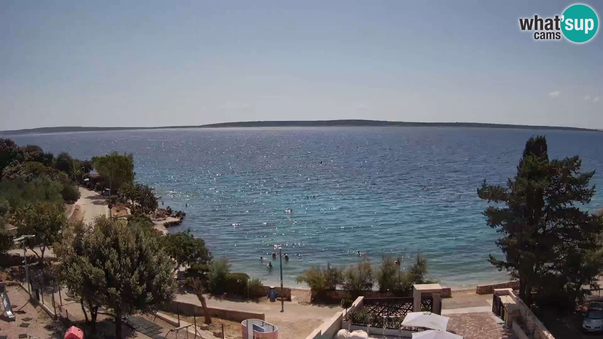 Webcam Playa Male Mandre en directo – Isla de Pag