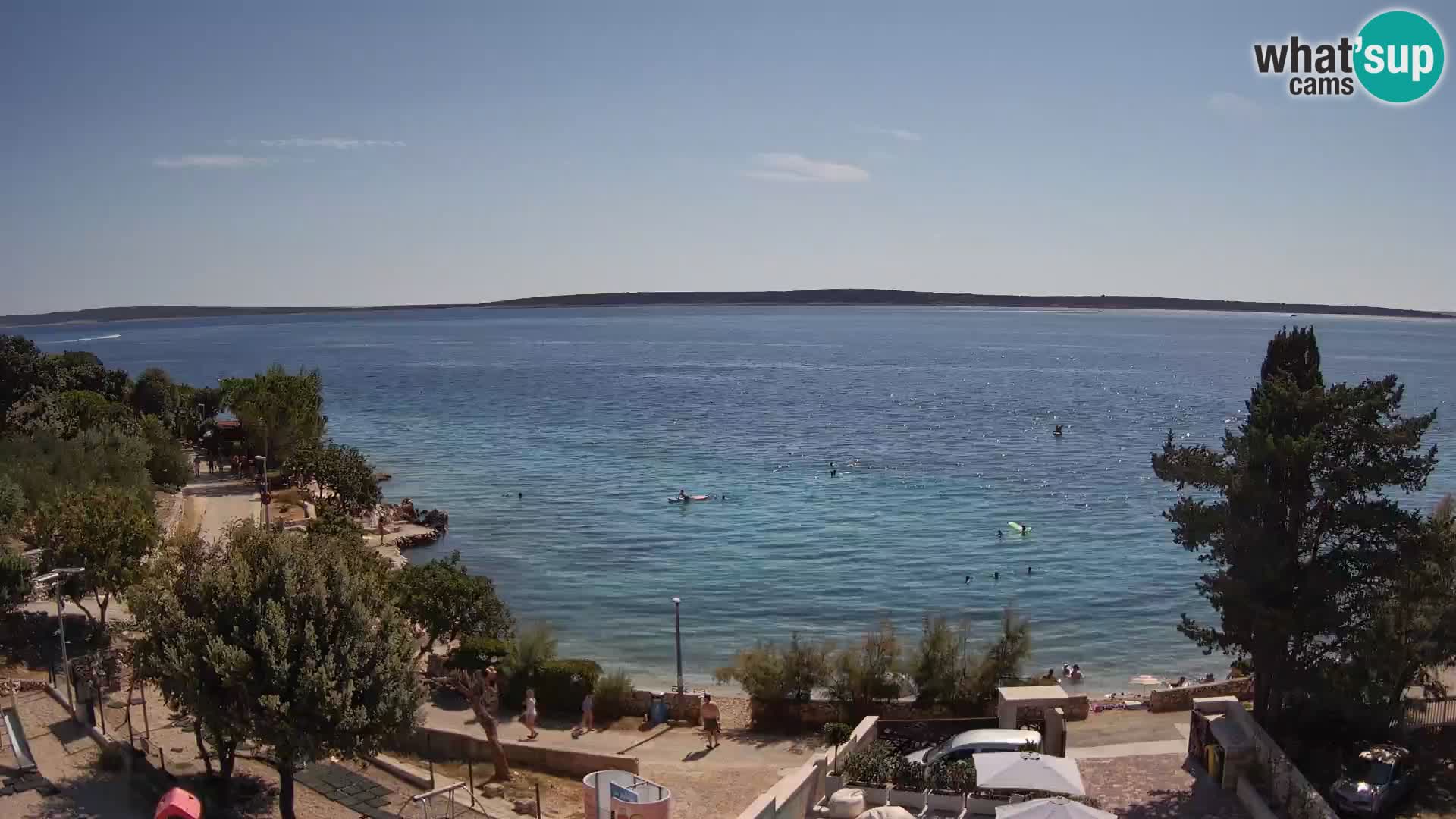 Webcam Playa Male Mandre en directo – Isla de Pag
