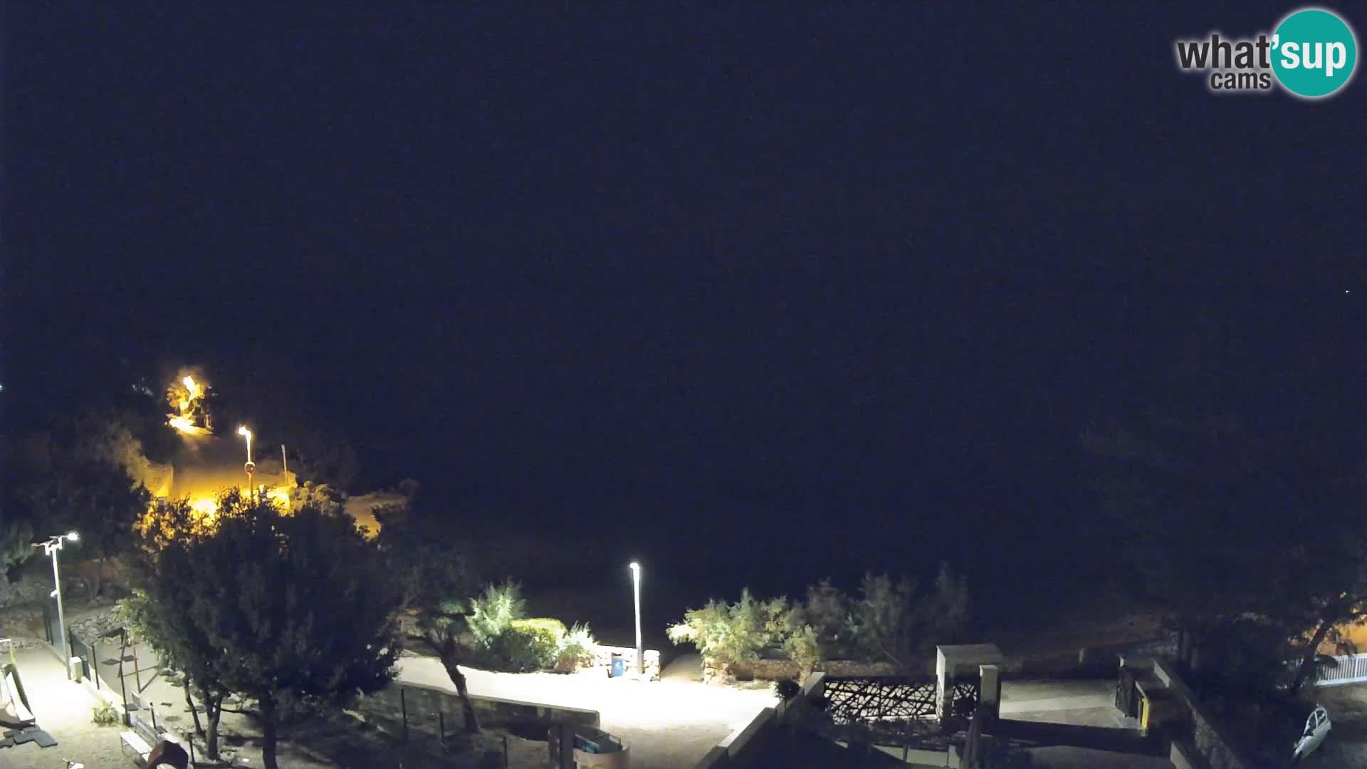 Webcam Strand Male Mandre – Liveblick von der Insel Pag