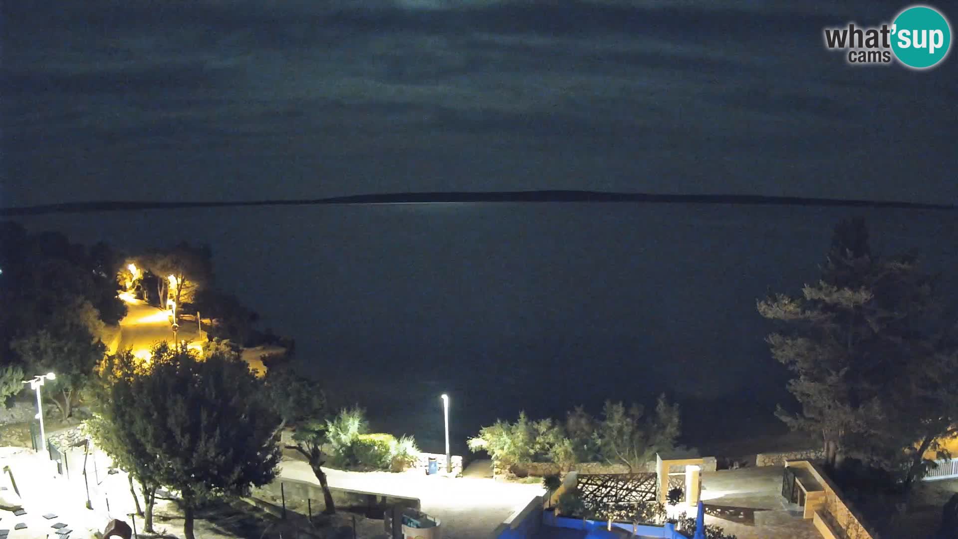 Webcam Plaža Male Mandre – Live View from Pag Island