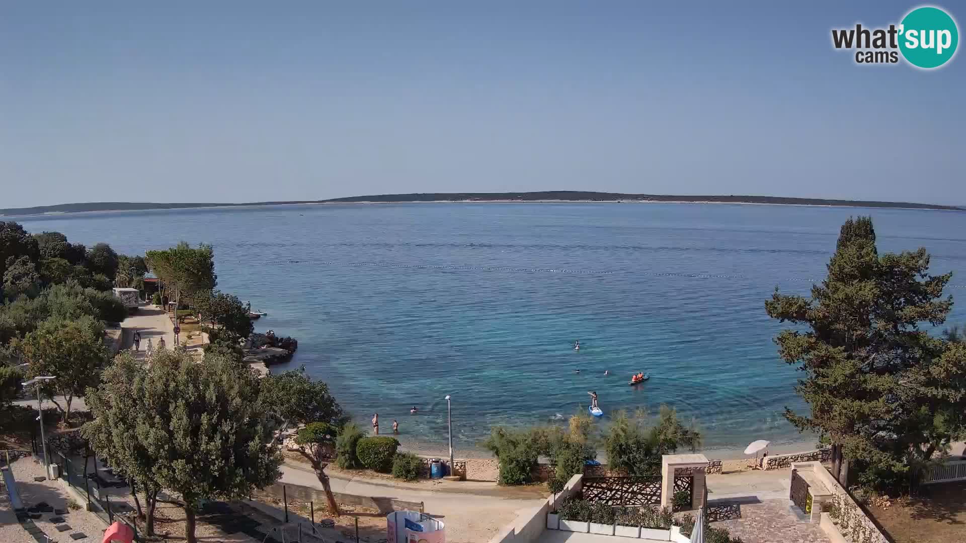 Webcam Playa Male Mandre en directo – Isla de Pag