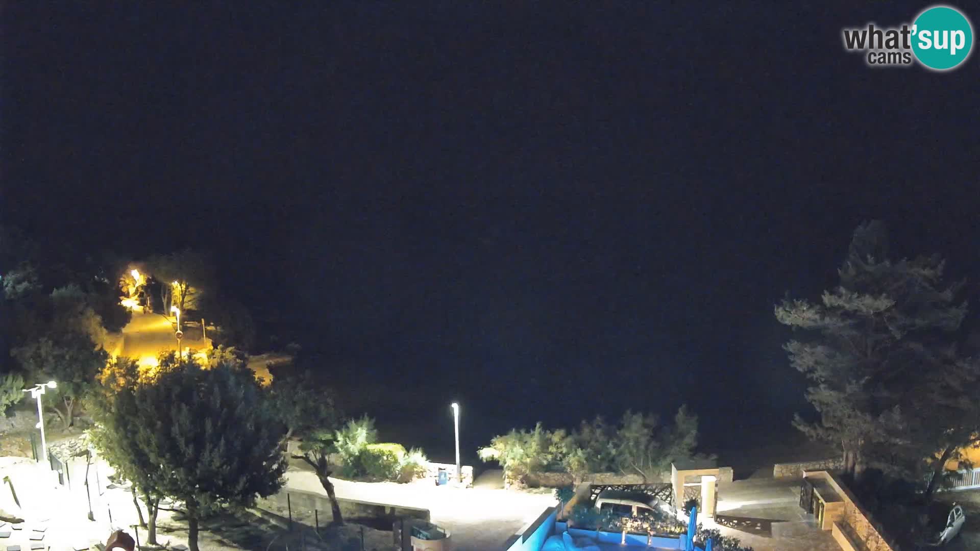 Webcam Plaža Male Mandre – Live View from Pag Island