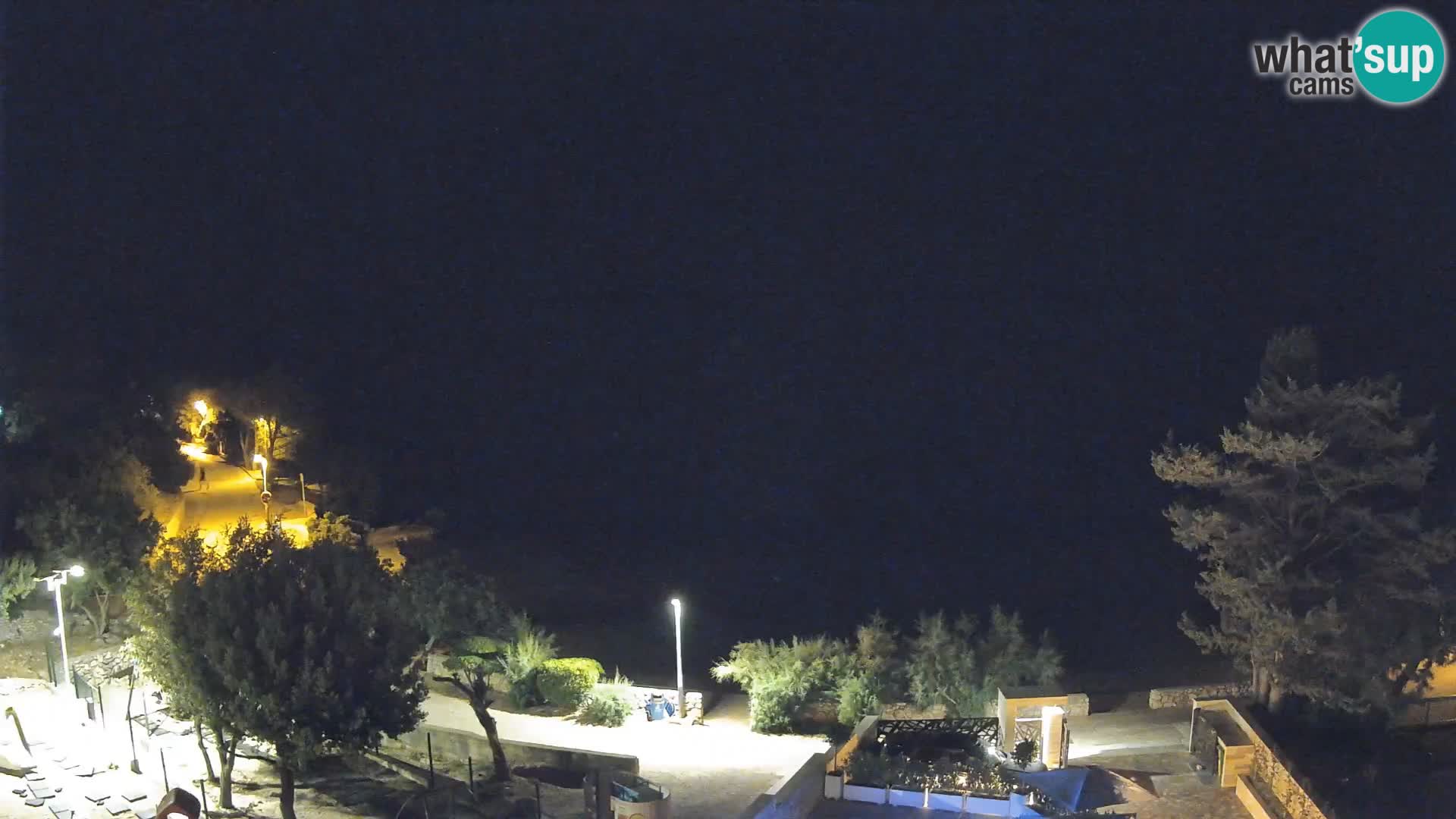 Webcam Strand Male Mandre – Liveblick von der Insel Pag