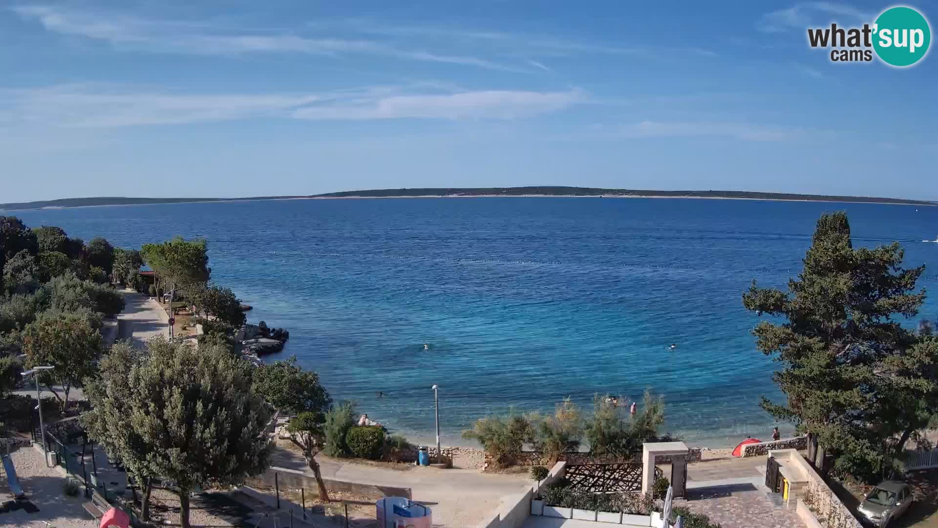 Webcam Playa Male Mandre en directo – Isla de Pag