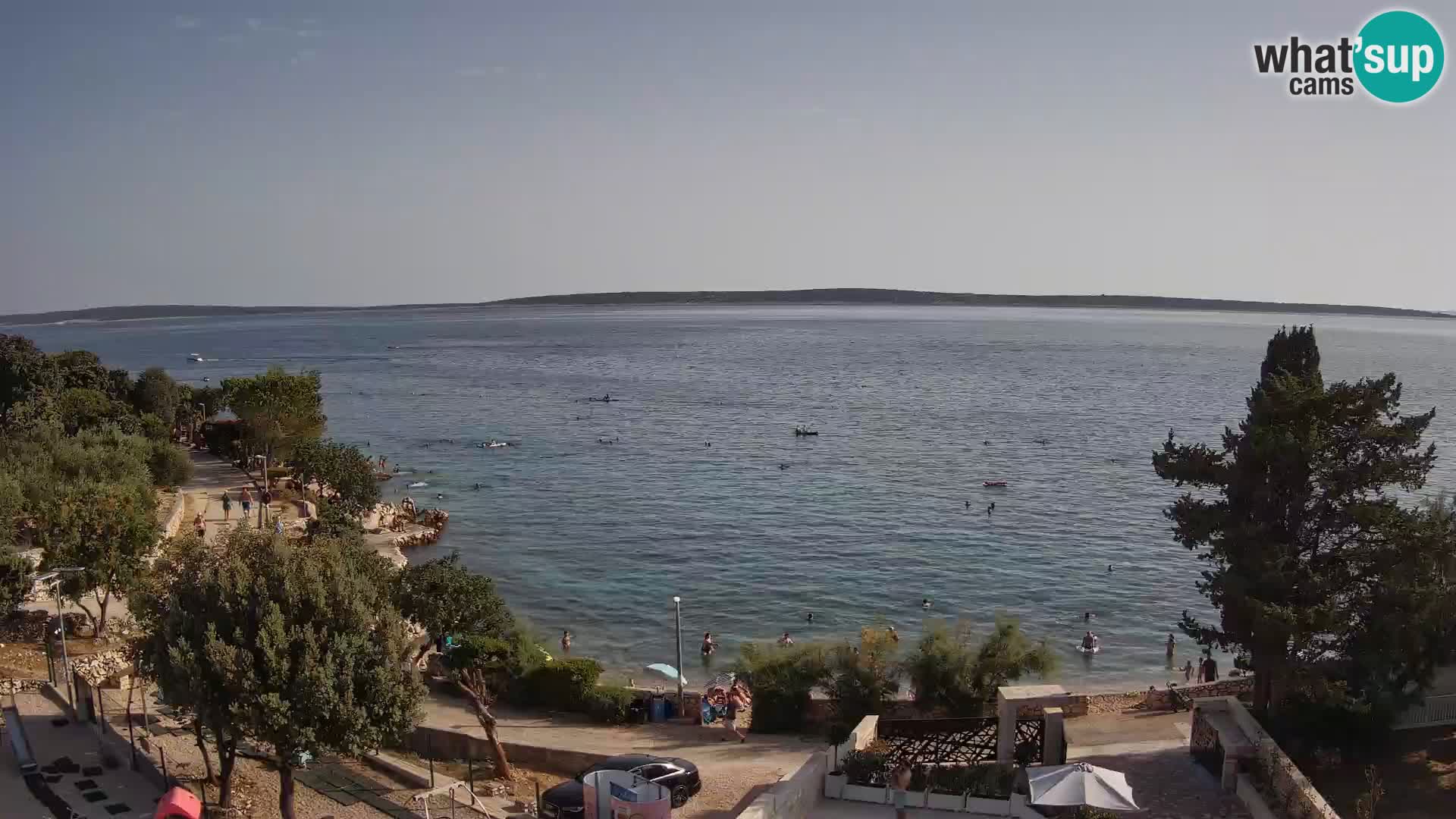 Webcam Playa Male Mandre en directo – Isla de Pag
