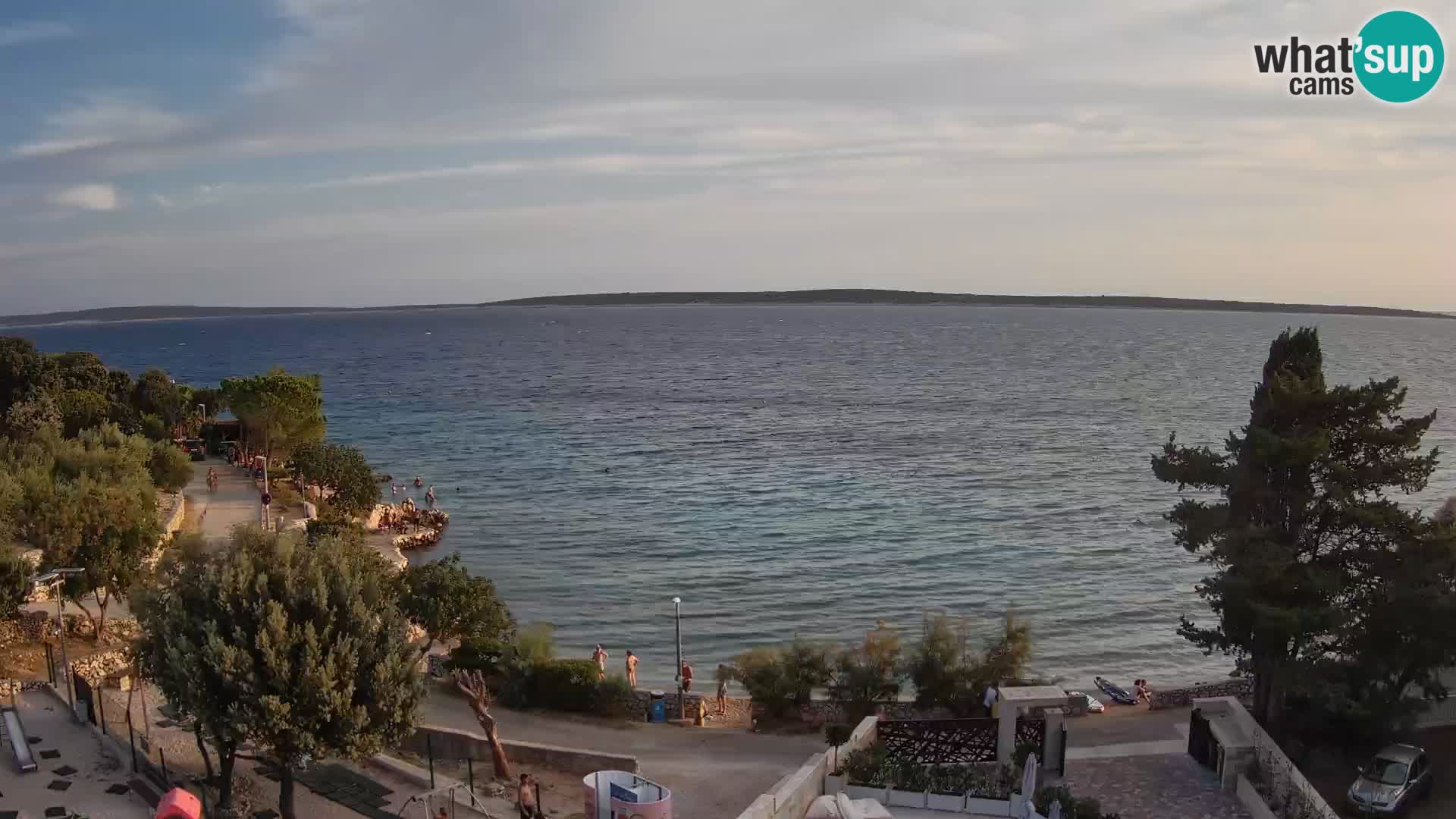 Webcam Playa Male Mandre en directo – Isla de Pag