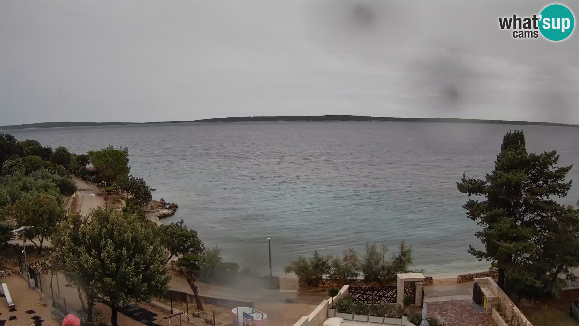 Webcam Plaža Male Mandre – Live View from Pag Island