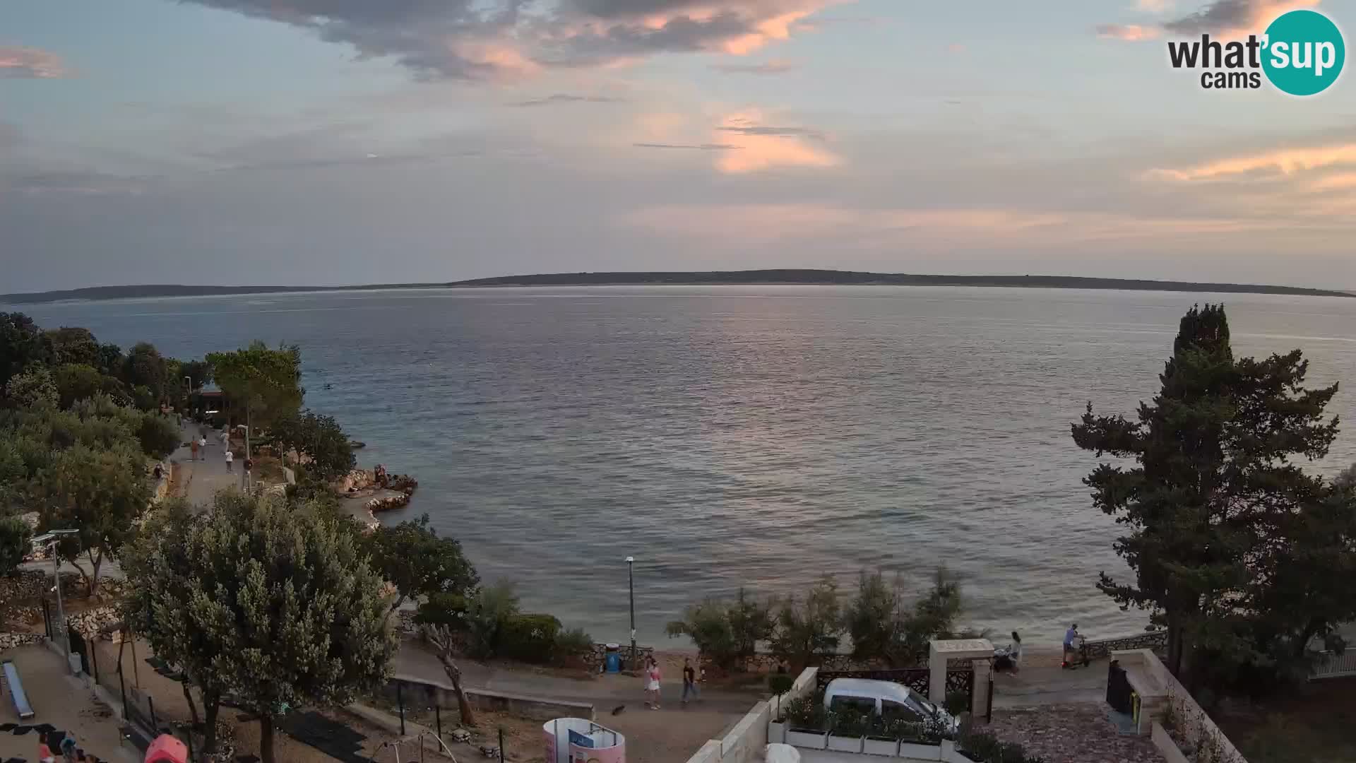 Webcam Playa Male Mandre en directo – Isla de Pag
