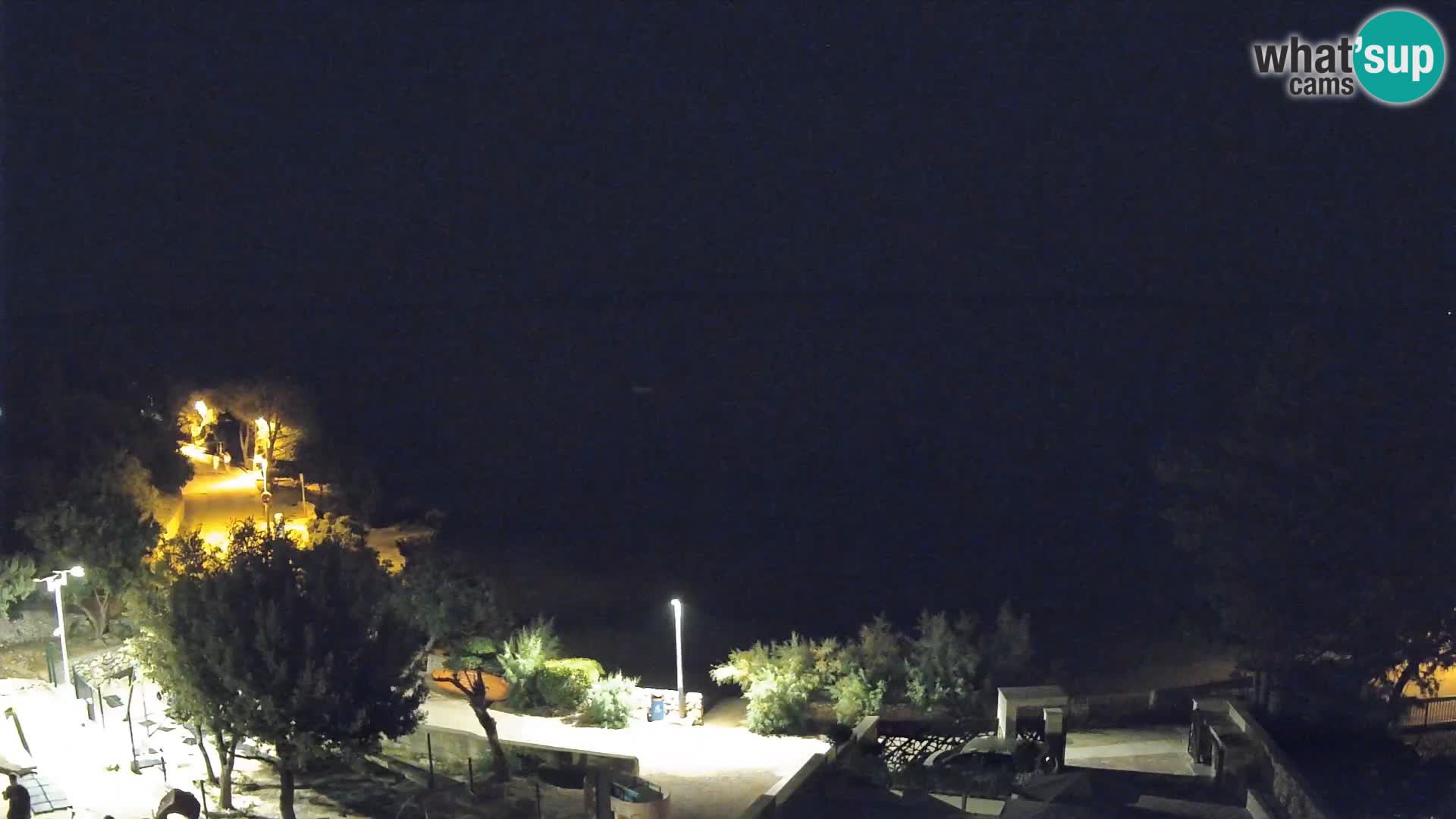Webcam Strand Male Mandre – Liveblick von der Insel Pag