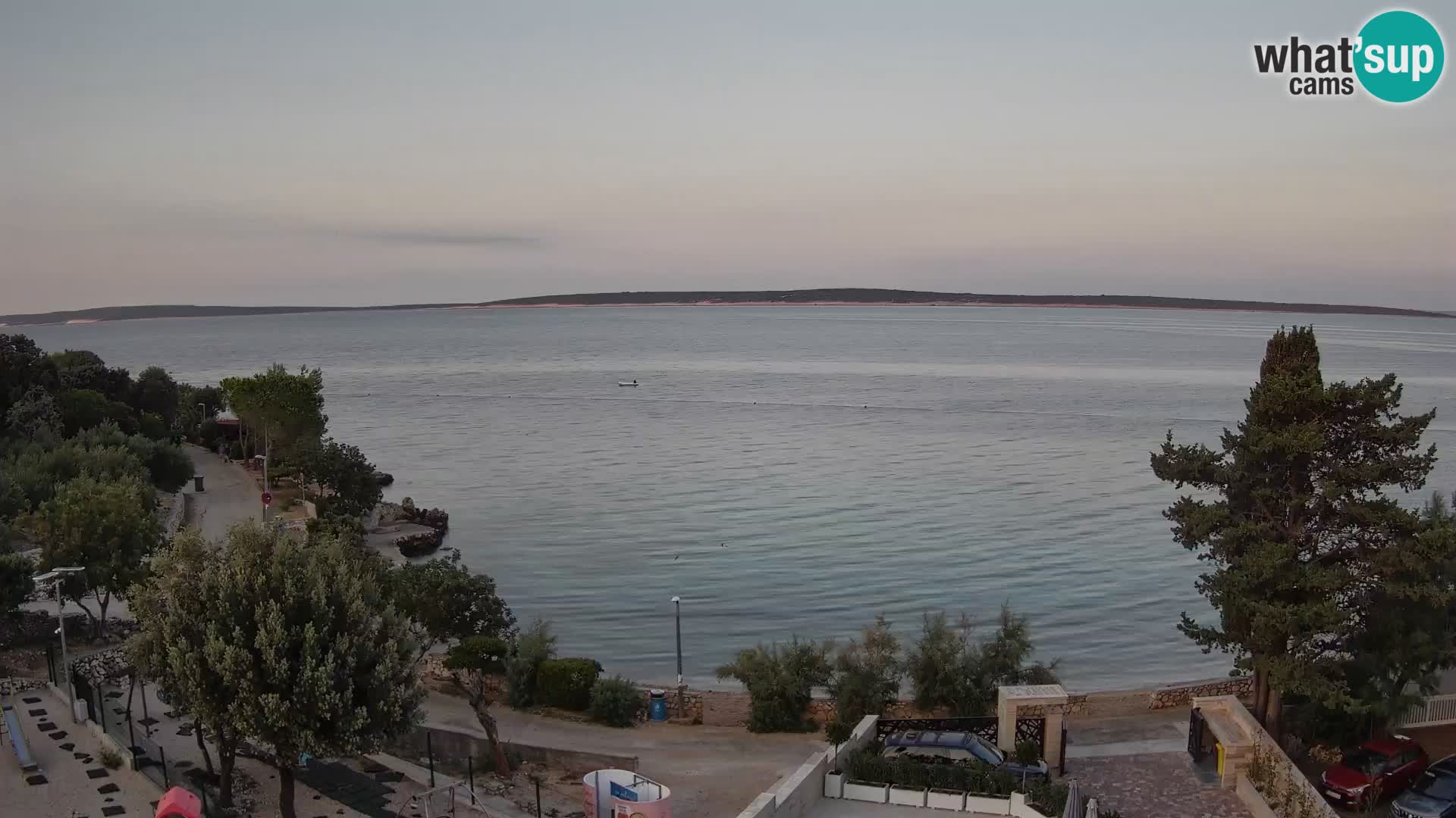 Webcam Plaža Male Mandre – Live View from Pag Island